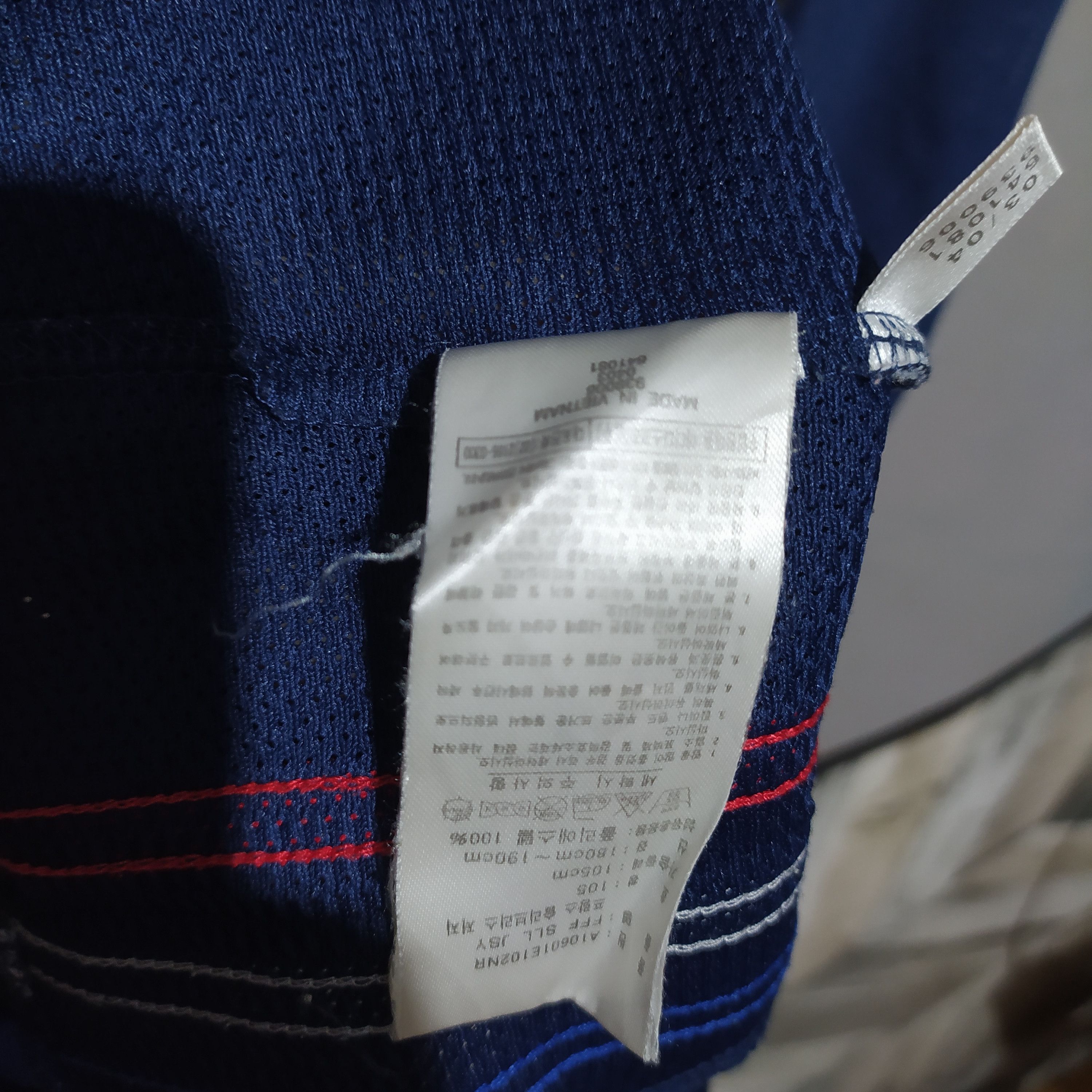 Adidas VTG Adidas x France 2004 (Zidane, etc) Training Shirt Vest Size US M / EU 48-50 / 2 - 13 Thumbnail