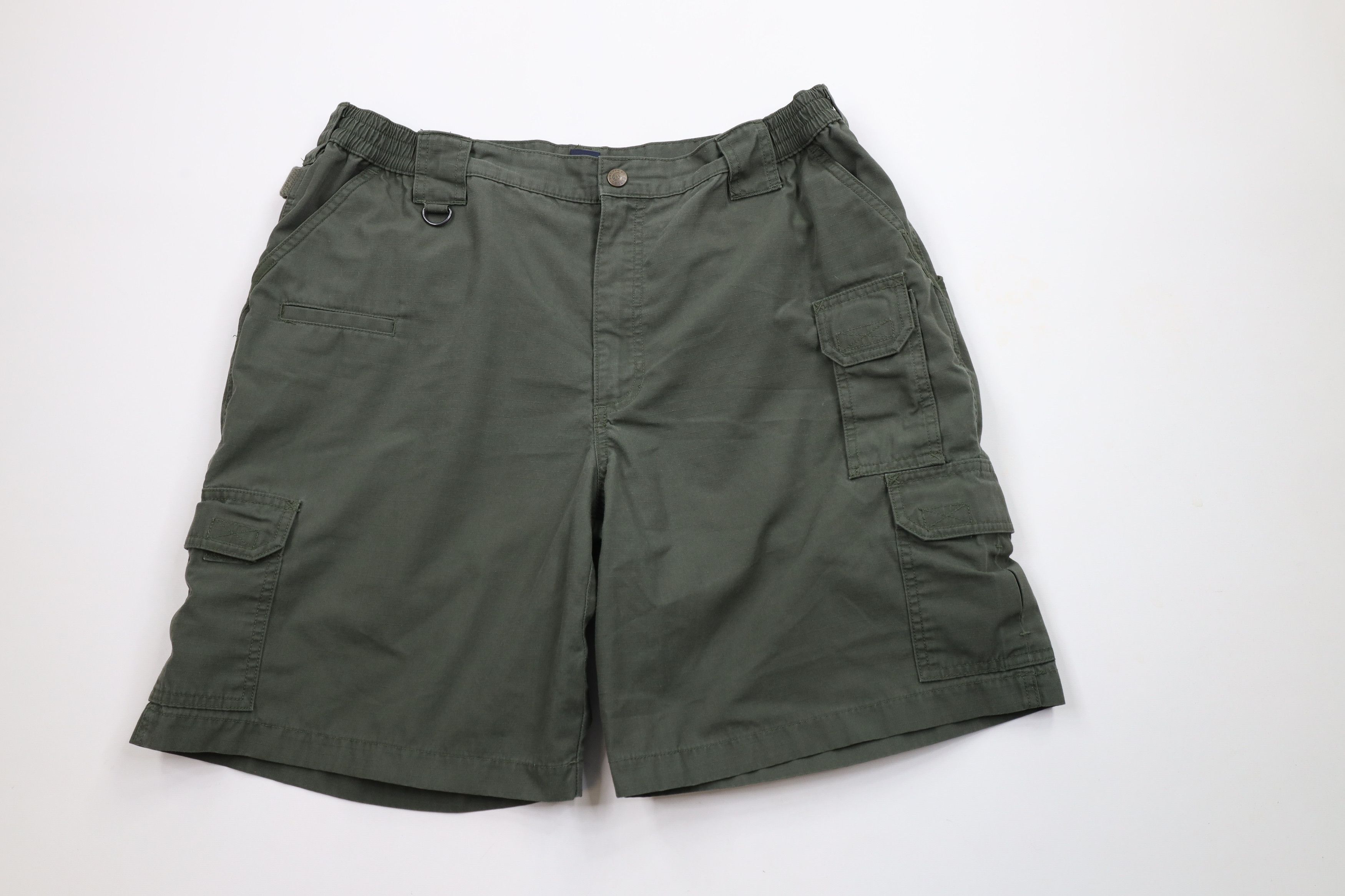 Vintage 5.11 Tactical Series Ripstop Uniform Cargo Shorts Green Size US 40 / EU 56 - 1 Thumbnail