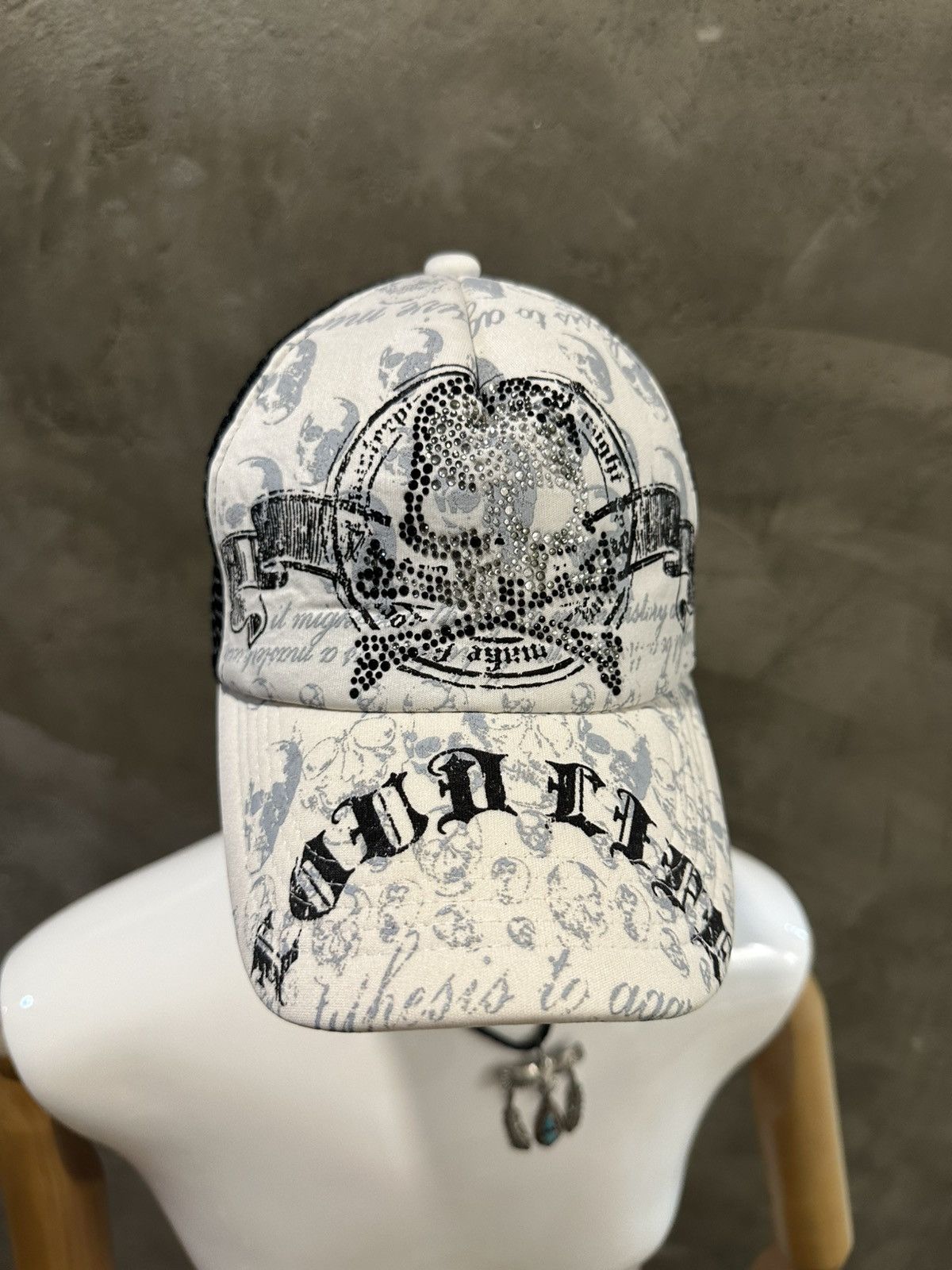 Japanese Brand × Vintage Vintage Y2K Diablo Skull Hats (OSFA) Size ONE SIZE - 4 Thumbnail