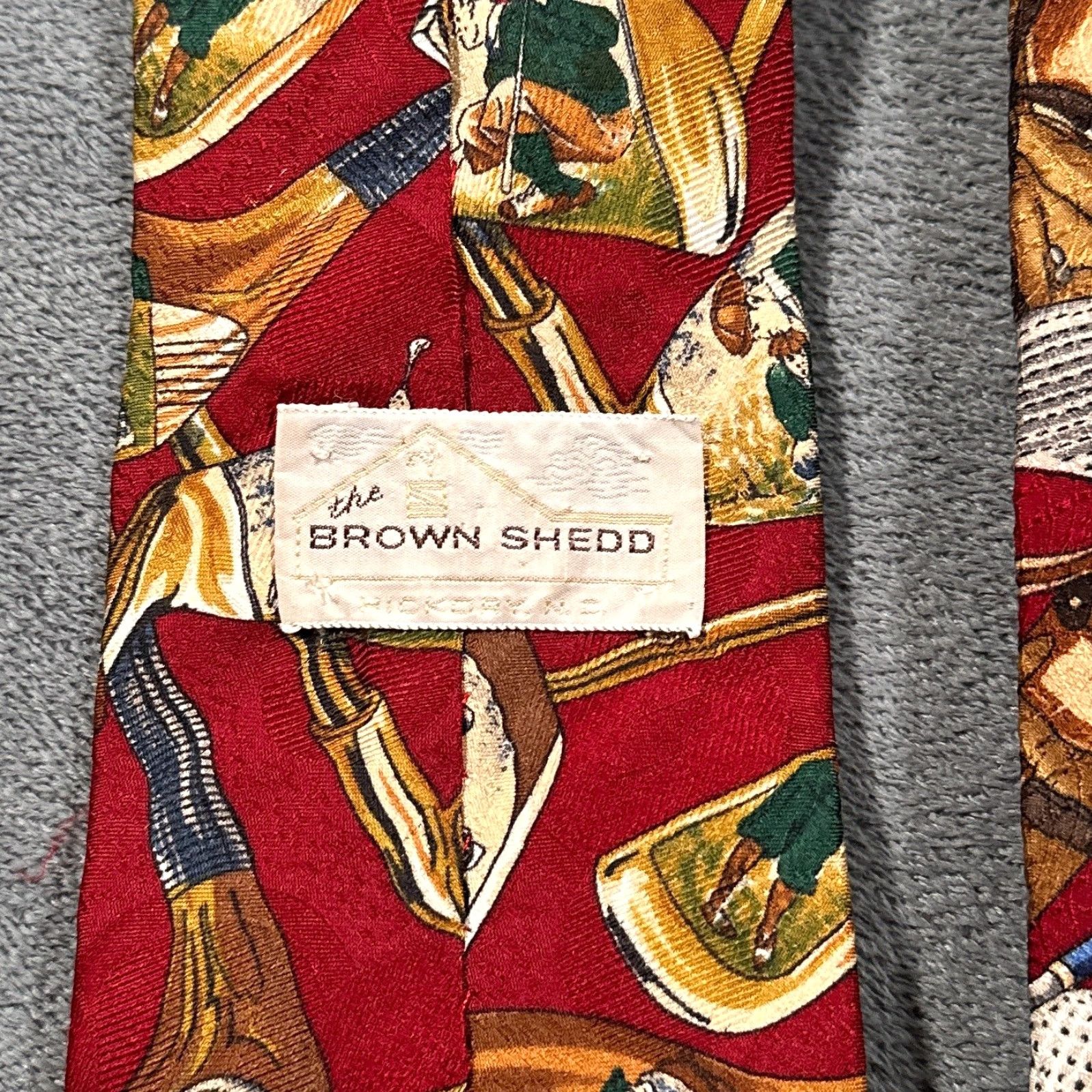 Aldo Vintage Golf Silk Tie Lot Aldo Ponti Crooks & Creed 90s Men One Size Red Geometric Sports Size ONE SIZE - 7 Thumbnail