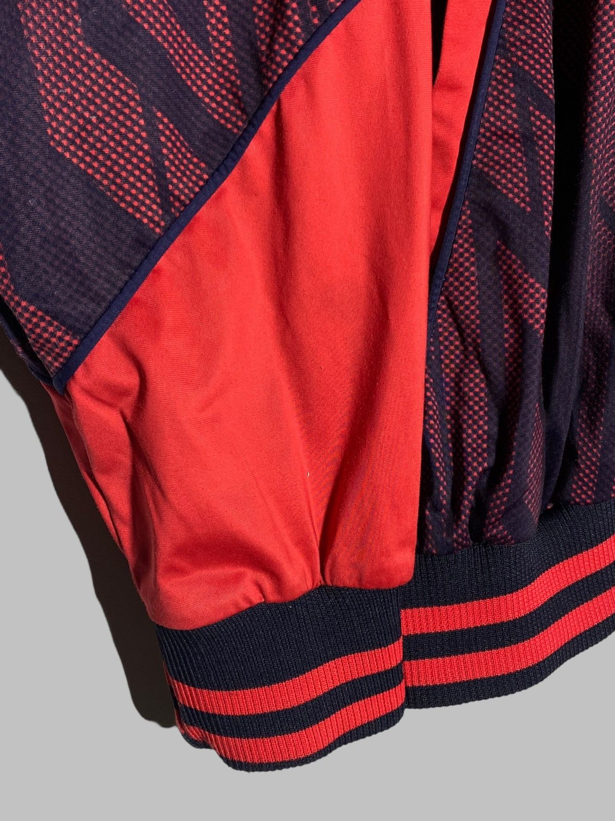 Umbro Vintage 90s Ajax Amsterdam Jacket Red Navy Retro Football Size US XL / EU 56 / 4 - 10 Thumbnail