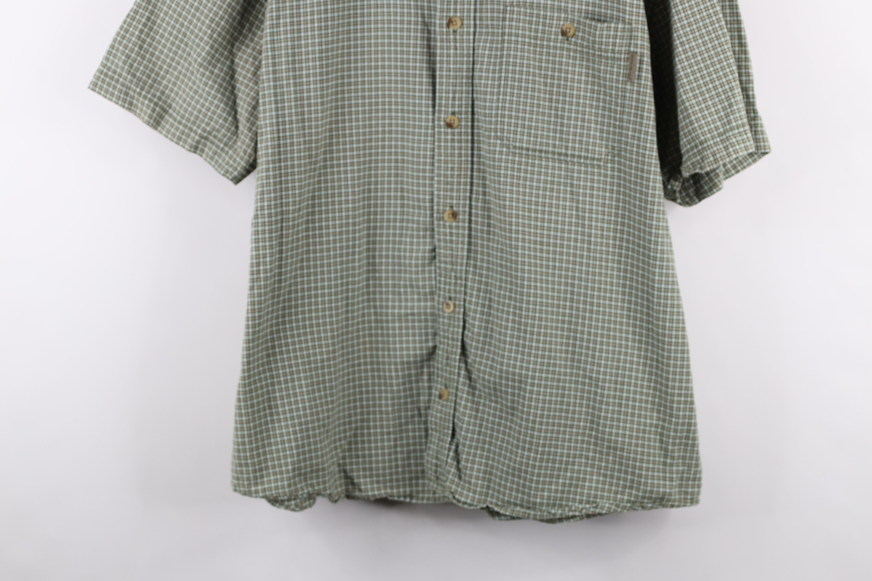 Vintage × Woolrich Woolen Mills Vintage 90s Y2K Woolrich Short Sleeve Button Down Shirt Size US XL / EU 56 / 4 - 3 Thumbnail