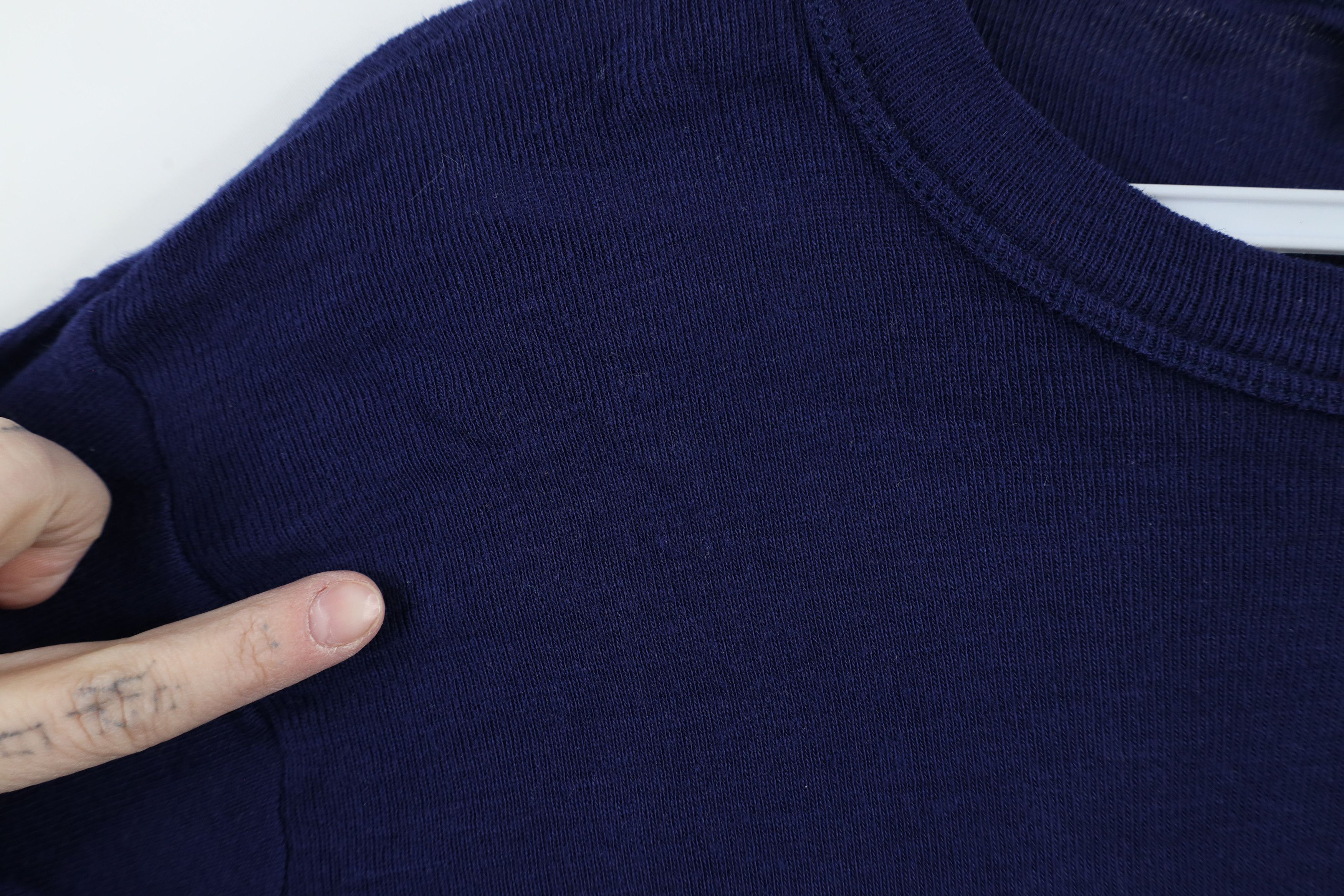 Vintage Vintage 90s Streetwear Ribbed Knit Long Sleeve T-Shirt USA Size M / US 6-8 / IT 42-44 - 4 Thumbnail