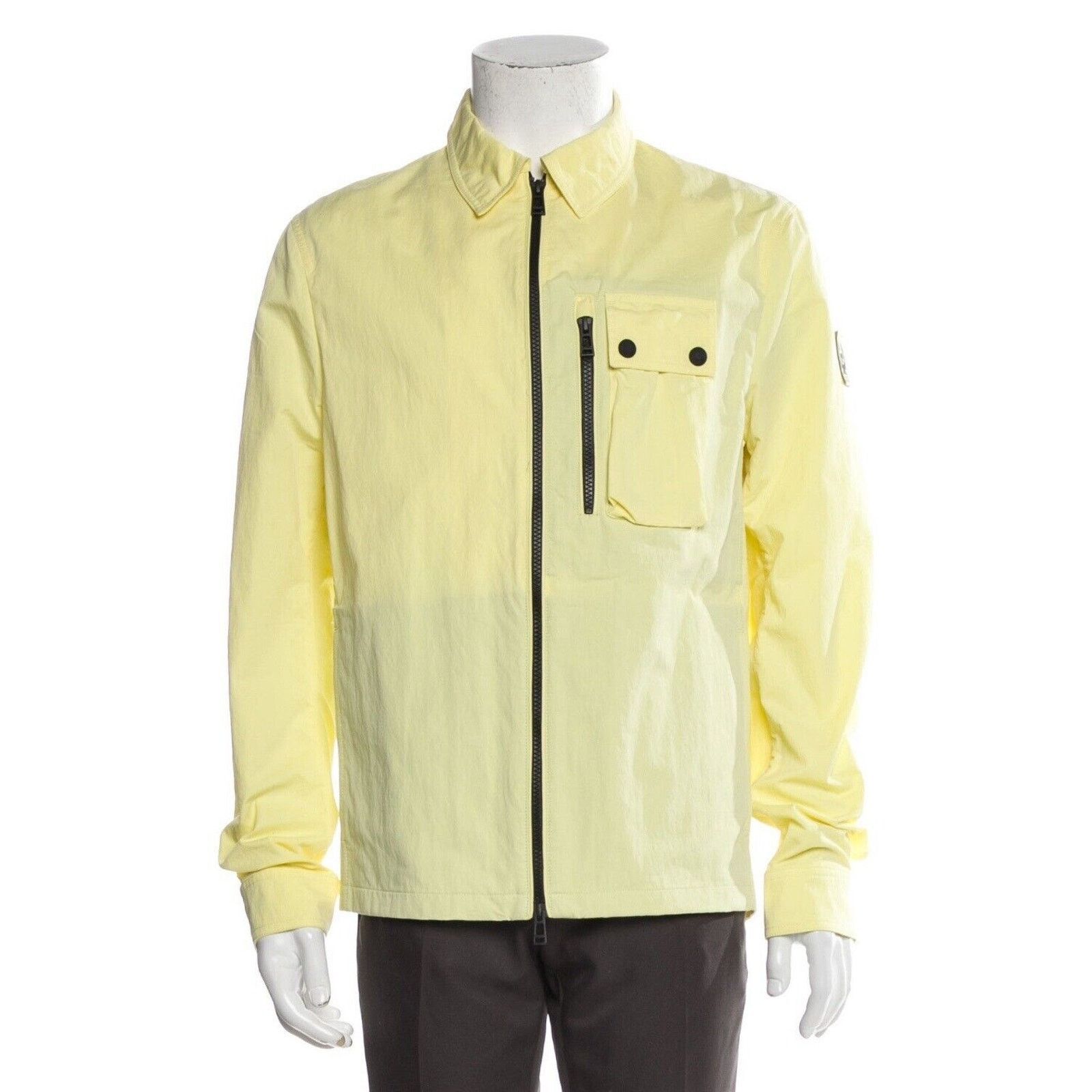 Belstaff BELSTAFF Rail Overshirt Jacket New Lemon Yellow Tactical Size US M / EU 48-50 / 2 - 4 Thumbnail