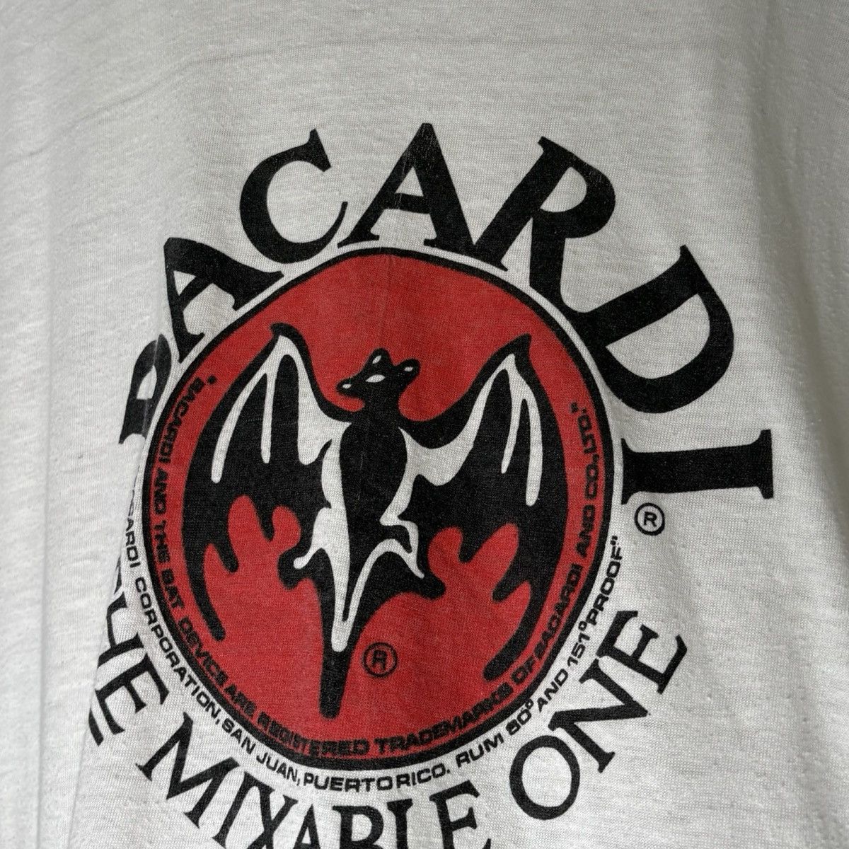 Other Vintage Bacardi Bat Logo T Shirt Paper Thin Men's L Bar Size US L / EU 52-54 / 3 - 3 Thumbnail