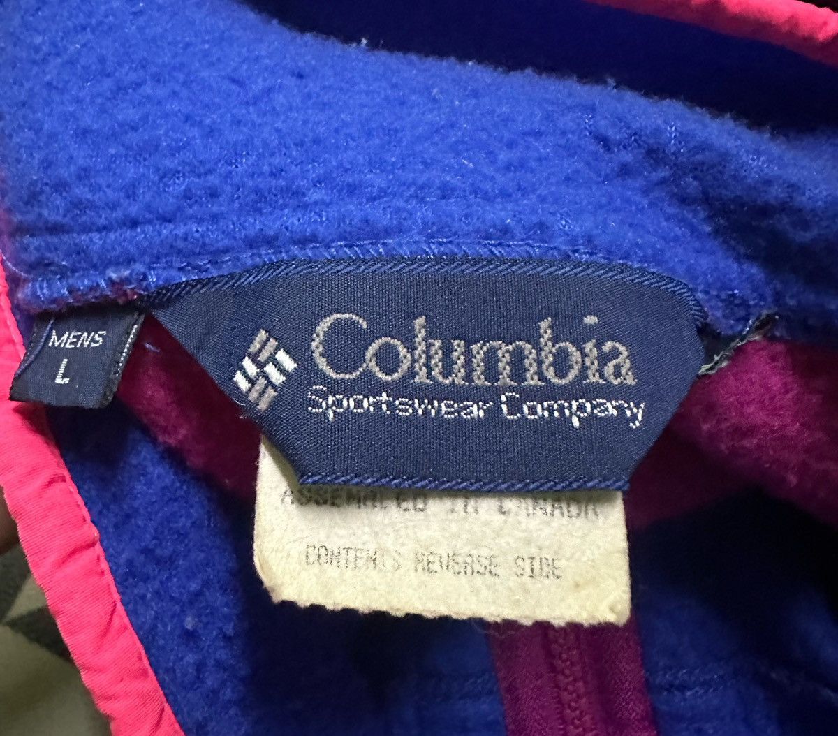 Columbia Columbia half zipper fleece two colour sweatshirt Size US L / EU 52-54 / 3 - 8 Thumbnail