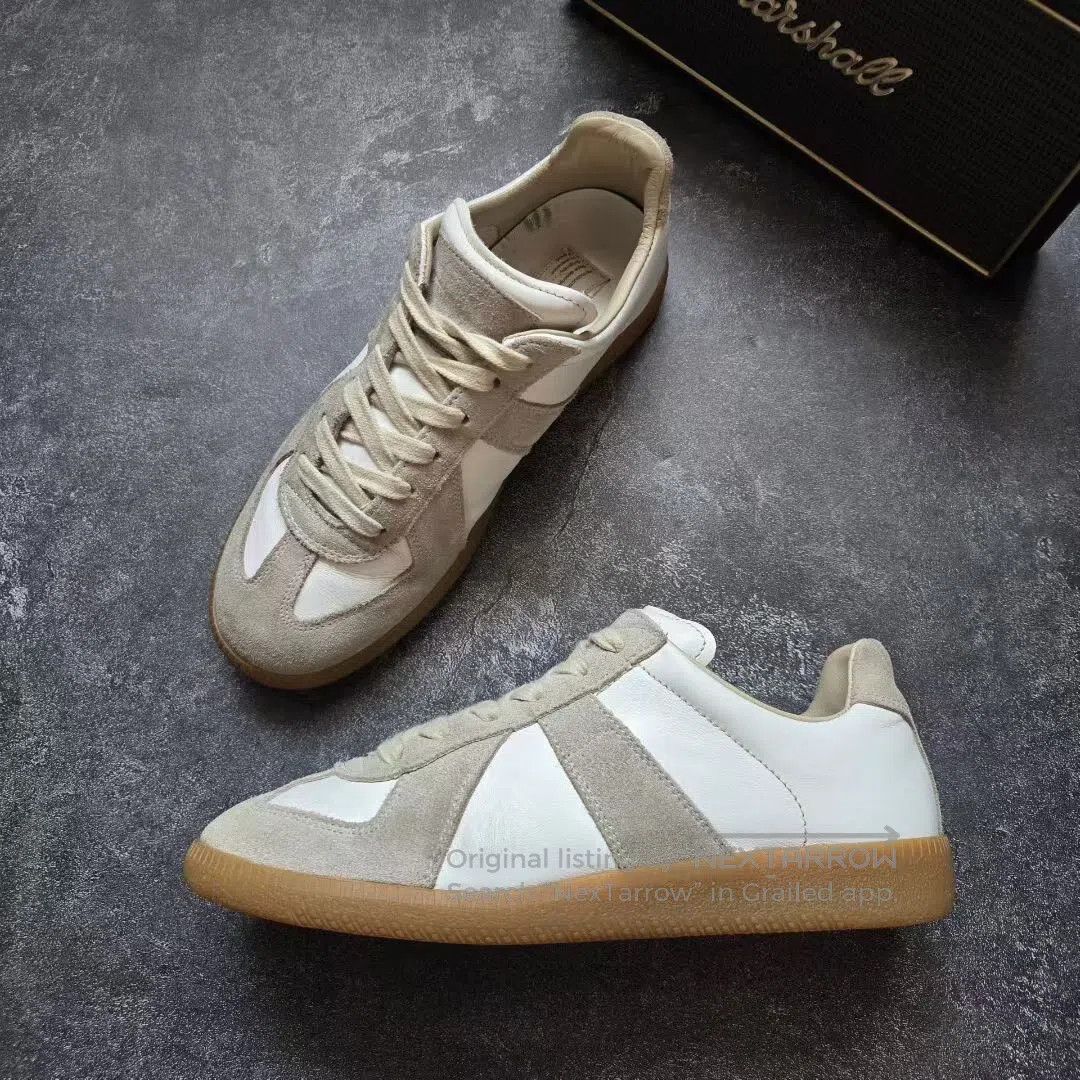 Maison Margiela Maison Margiela Off-White German Army Trainers| Size US 6.5 / IT 36.5 - 1 Thumbnail