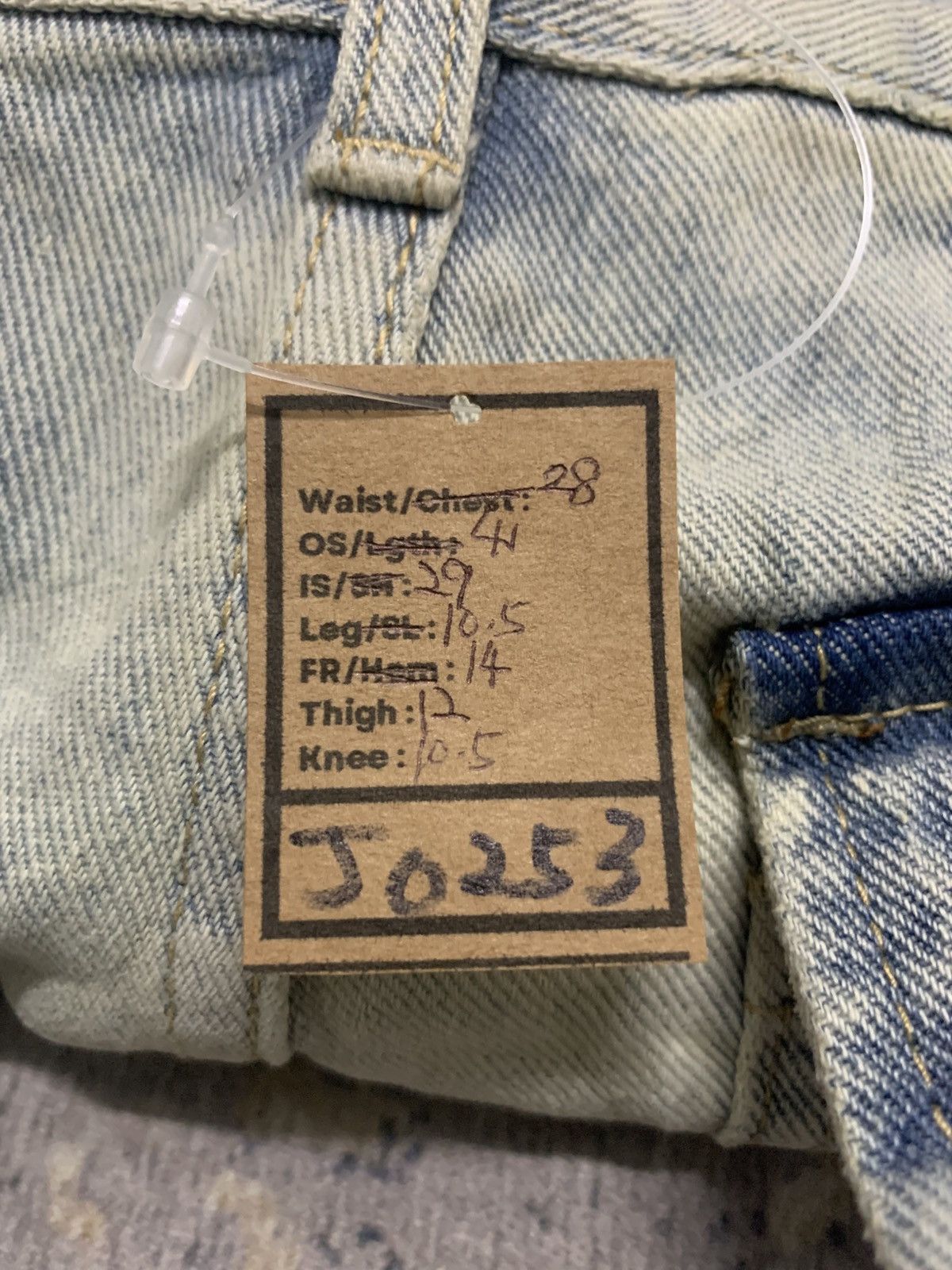 Jean Vintage Cargo Baggy Jeans Wide Leg Fit Utility Streetwear Size US 28 / EU 44 - 12 Thumbnail