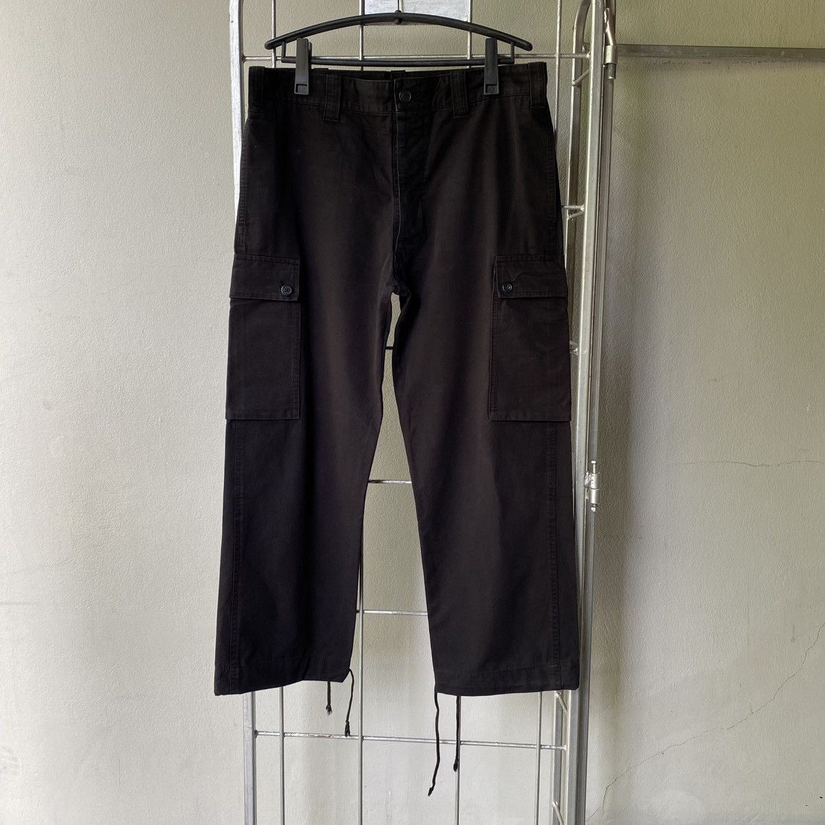 Yohji Yamamoto Yohji Yamamoto Black Cargo Pants Size US 38 / EU 54 - 1 Thumbnail