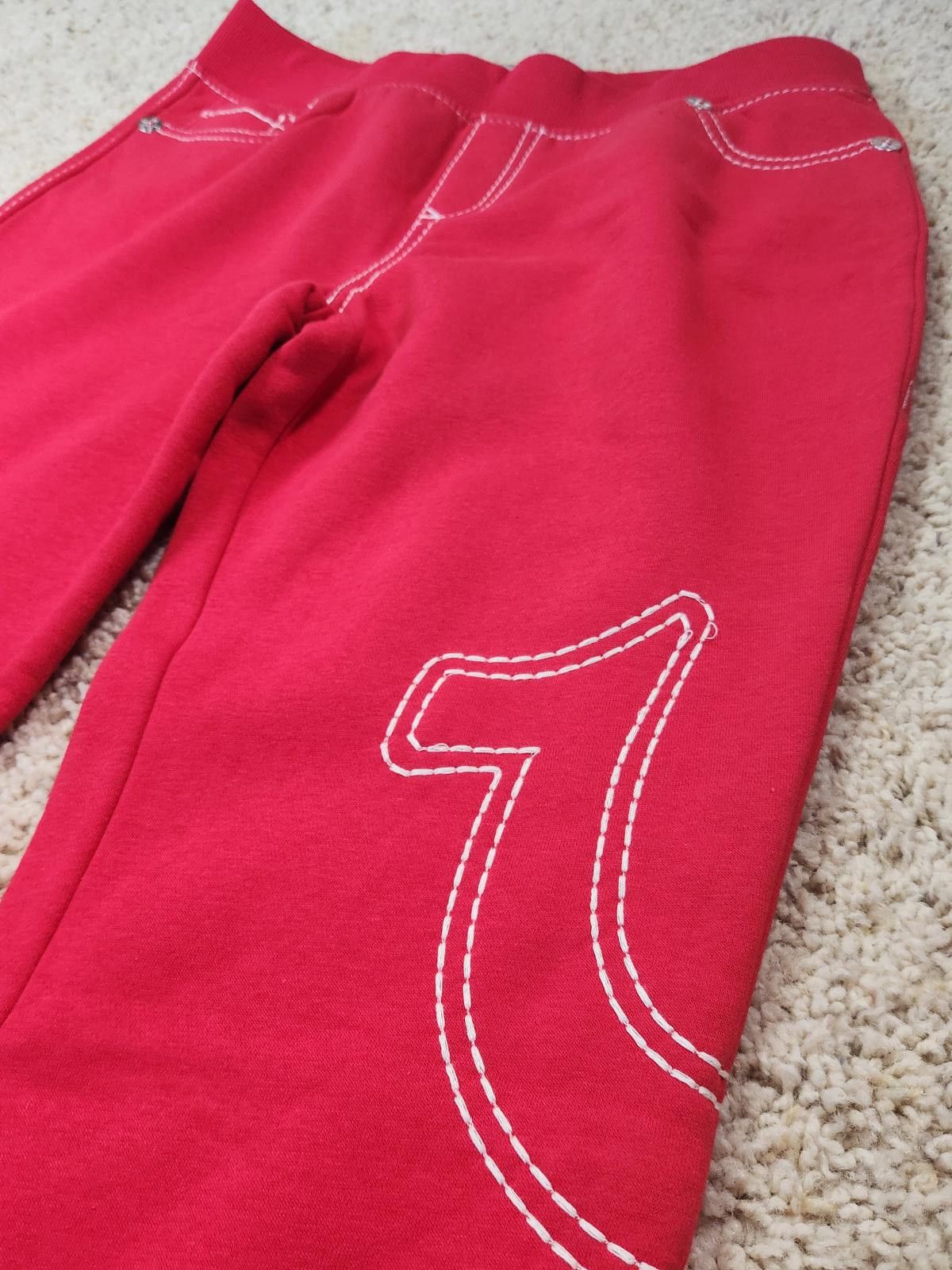 True Religion NEW True Religion Pull-On Flare Jeans Red Anniversary Medium Size 32" / US 10 / IT 46 - 4 Thumbnail