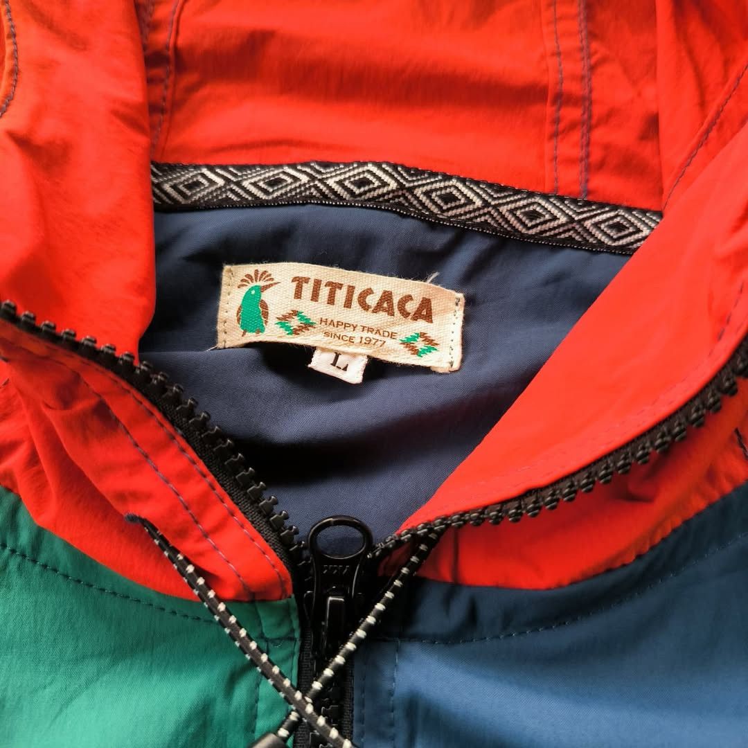 Japanese Brand Titicaca Colorblok Jacket Size US L / EU 52-54 / 3 - 3 Thumbnail