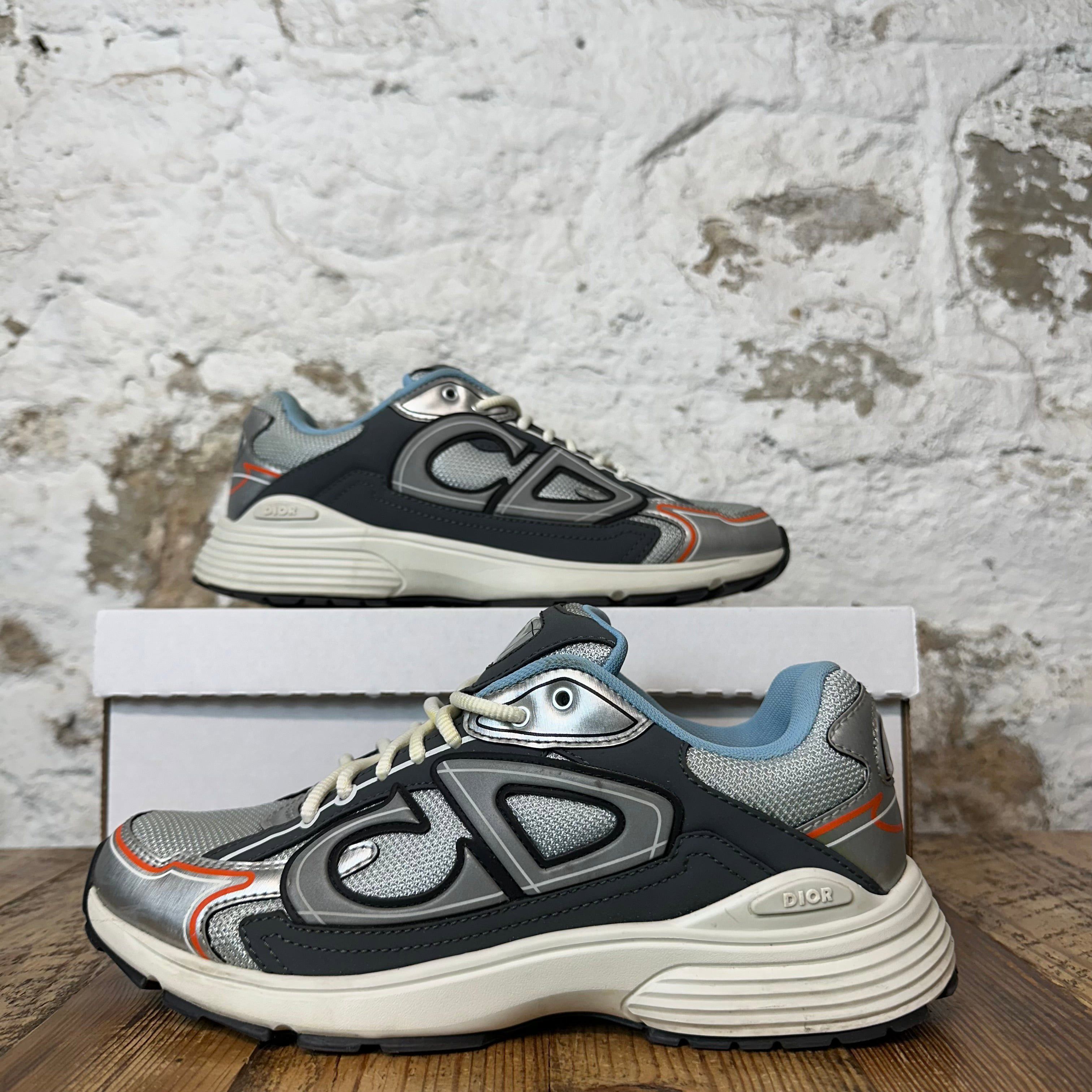Dior Dior B30 Blue Grey Silver Black Sneaker Sz 8 (41) Size US 8 / EU 41 - 1 Thumbnail