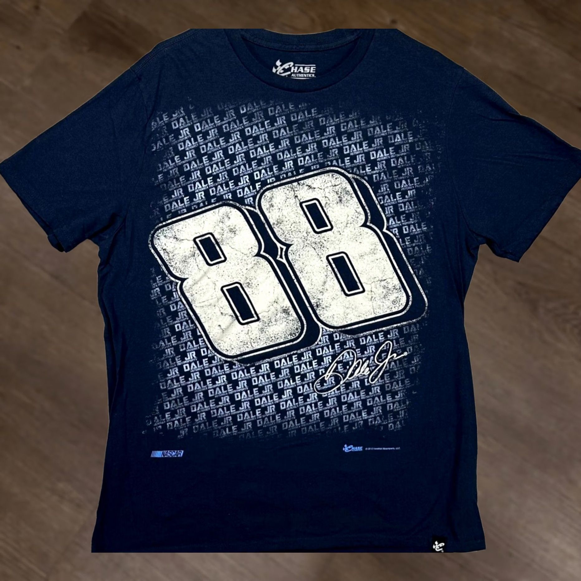 Vintage Chase Nascar Shirt Adult XL Navy Blue Dale Earnhardt Jr T-Shirt Short Sleeve Men Size US XL / EU 56 / 4 - 1 Thumbnail