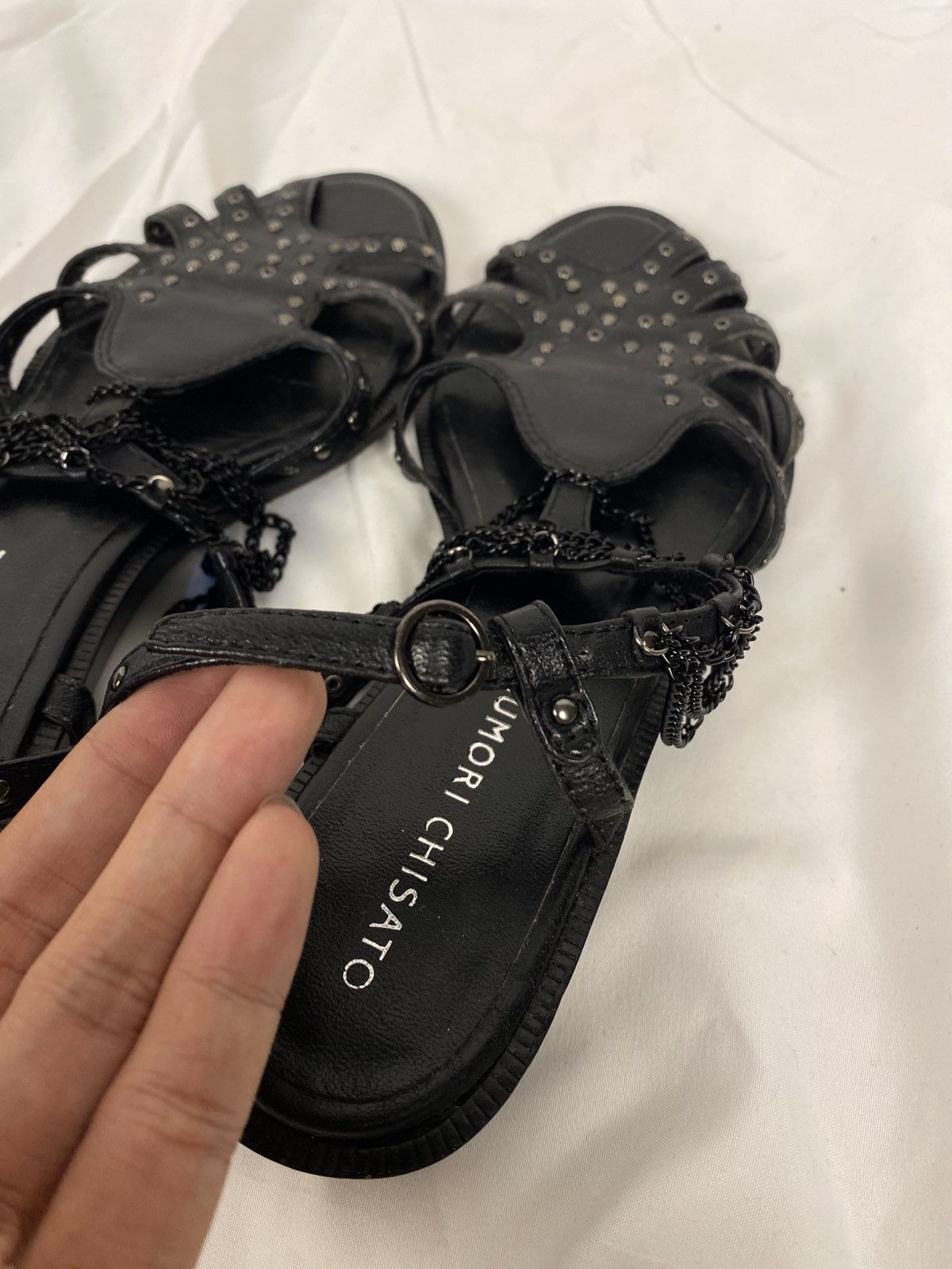 Issey Miyake Tsumori Chisato By Issey Miyake Sandal Studded Punk Style Size US 9 / IT 39 - 9 Thumbnail
