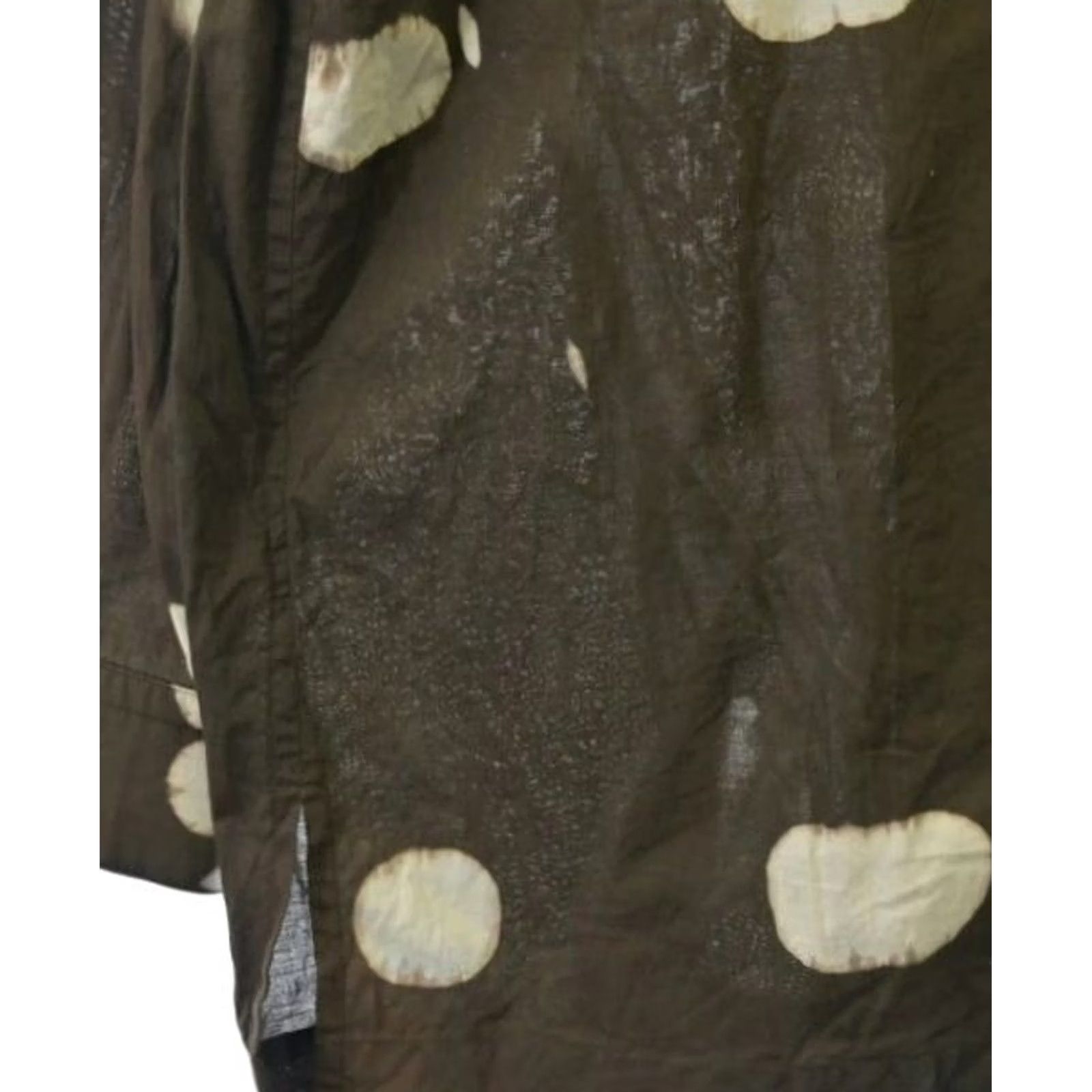 Issey Miyake ISSEY MIYAKE MEN Shirt Casual Cotton Brown x White All-Over Print Size M Long Sleeve Button-Up Men Size US M / EU 48-50 / 2 - 4 Thumbnail