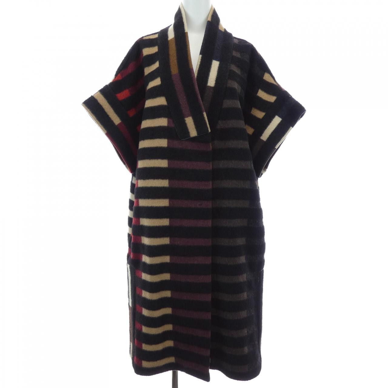 Fendi Fendi Fendi Wool Coat Textile Outerwear FF8011 7XP DUTY FREE for USA Size ONE SIZE - 1 Thumbnail
