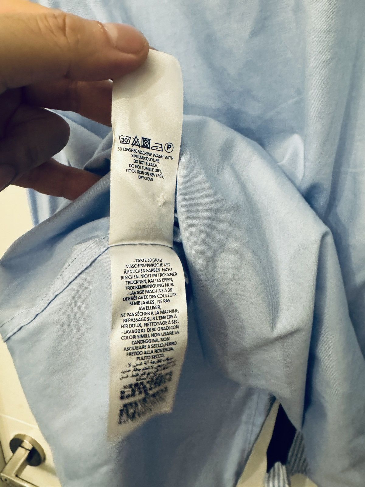 JW Anderson JW ANDERSON Durer Feet Shirt In Blue size 48 Size US M / EU 48-50 / 2 - 7 Thumbnail