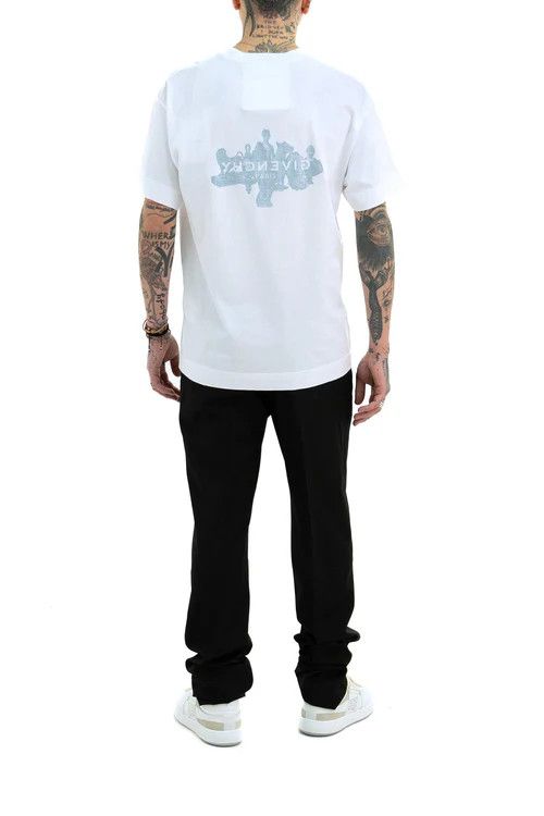 Givenchy o1mle0326 Regular Fit Tee Shirt in White Size US XXL / EU 58 / 5 - 3 Thumbnail