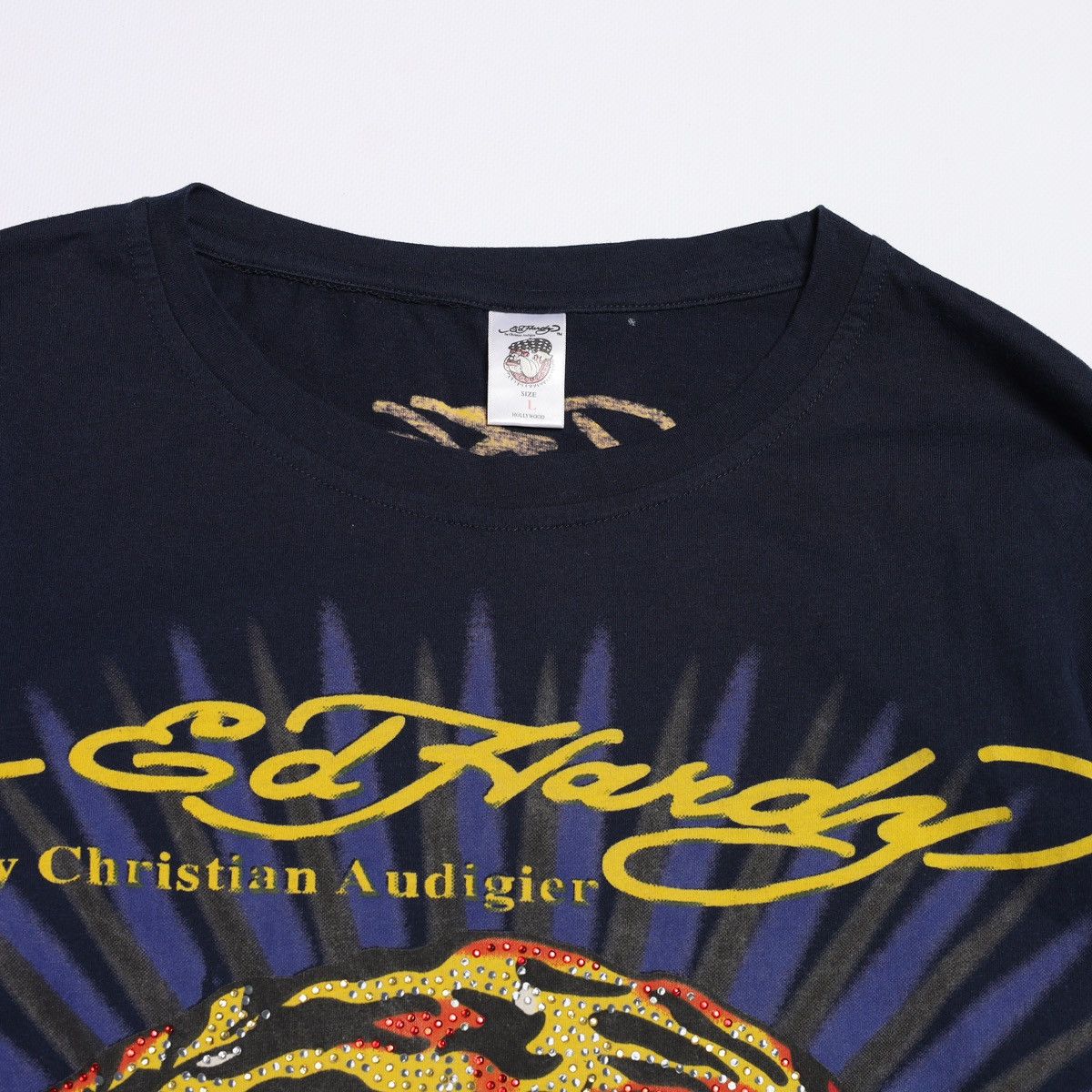 Ed Hardy Ed Hardy Christian Audigier Tattoo Overprinted Longsleeve Size L / US 10 / IT 46 - 7 Thumbnail