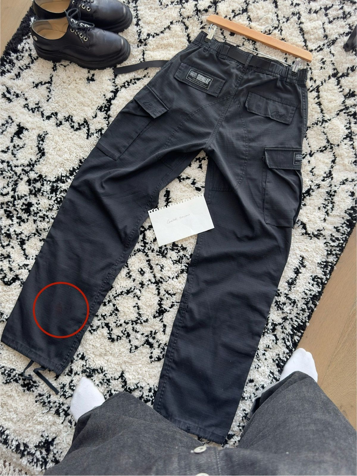 Corteiz Corteiz 99p Blackout Guerillaz Cargos Size US 32 / EU 48 - 2 Thumbnail