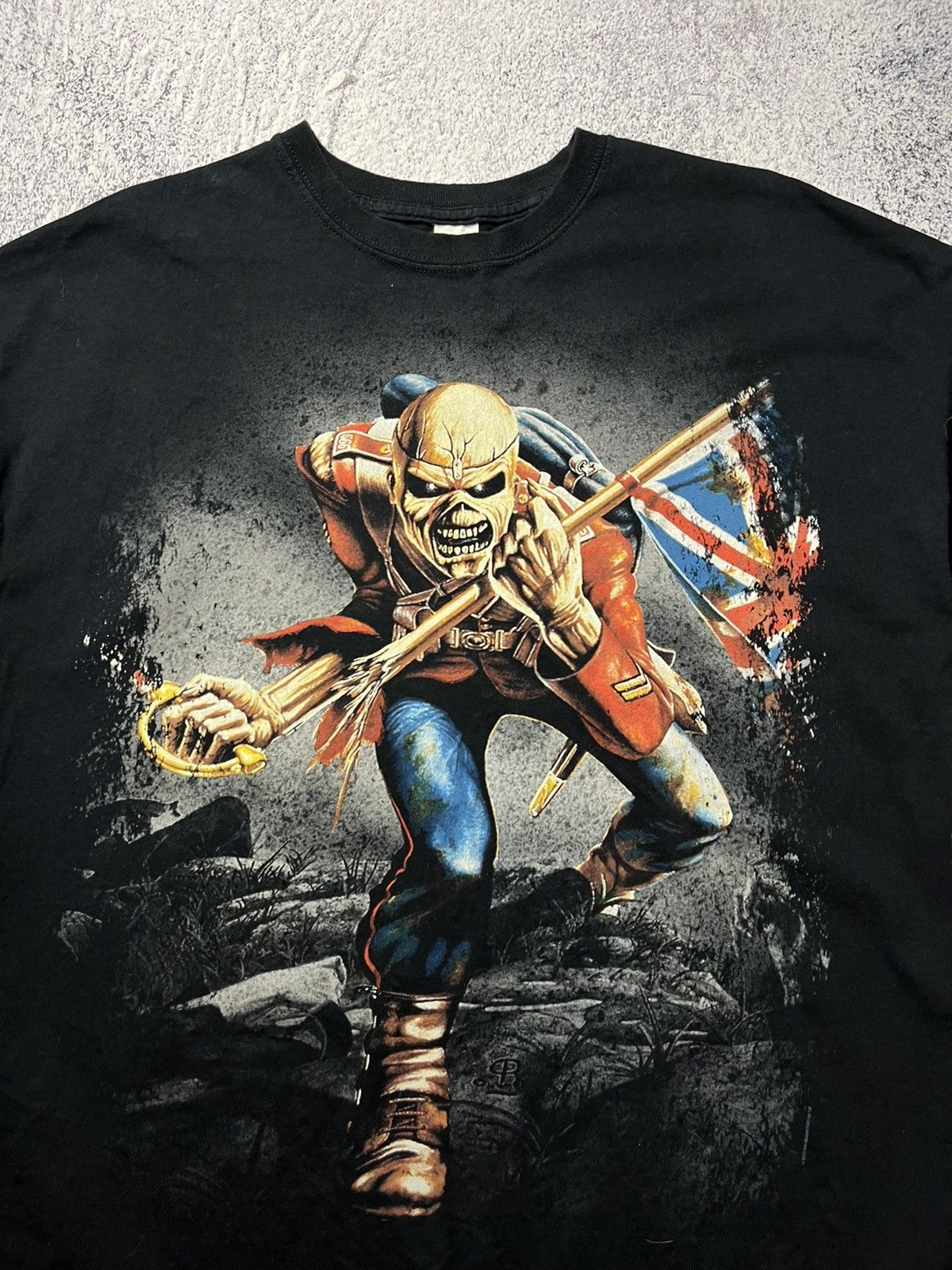 Band Tees Vintage Iron Maiden T-Shirt The Trooper 2013 Band Rock Y2K Size US XXL / EU 58 / 5 - 6 Thumbnail