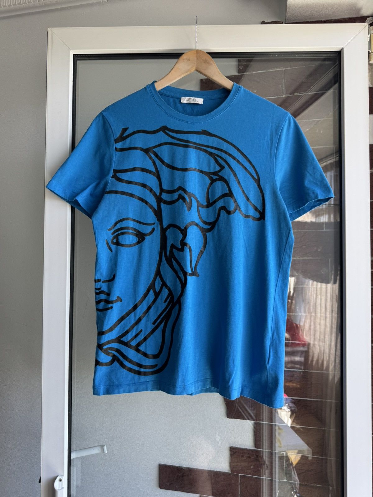 Versace Versace Collection Over Print Logo Tee Size US M / EU 48-50 / 2 - 2 Thumbnail