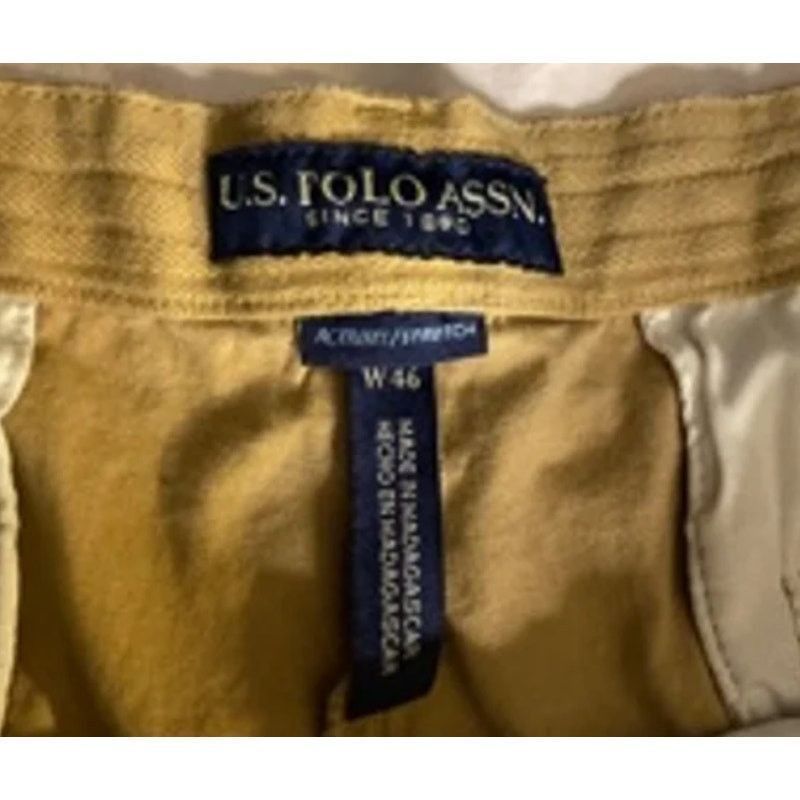 U.S. Polo Assn. Classic Khaki Stretch Chino Shorts U.S. Polo Assn. Men’s W46 Size US 44 / EU 60 - 3 Thumbnail