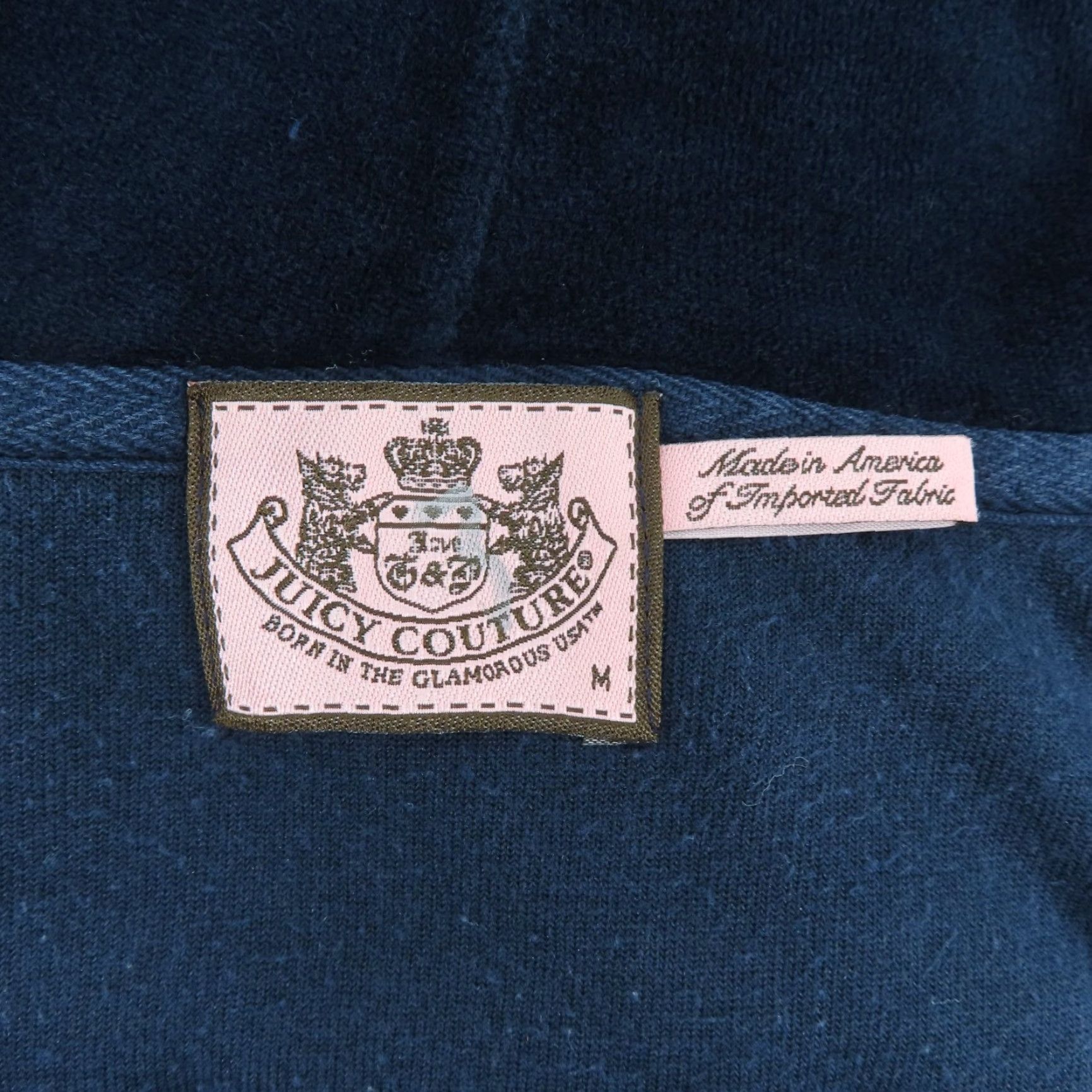 Juicy Couture VINTAGE Juicy Couture Women Medium Blue Velour Full Zip Hoodie Track Suit M Blue Velour Full Zip Hoodie Womens Multifunctional Casual Size M / US 6-8 / IT 42-44 - 6 Thumbnail
