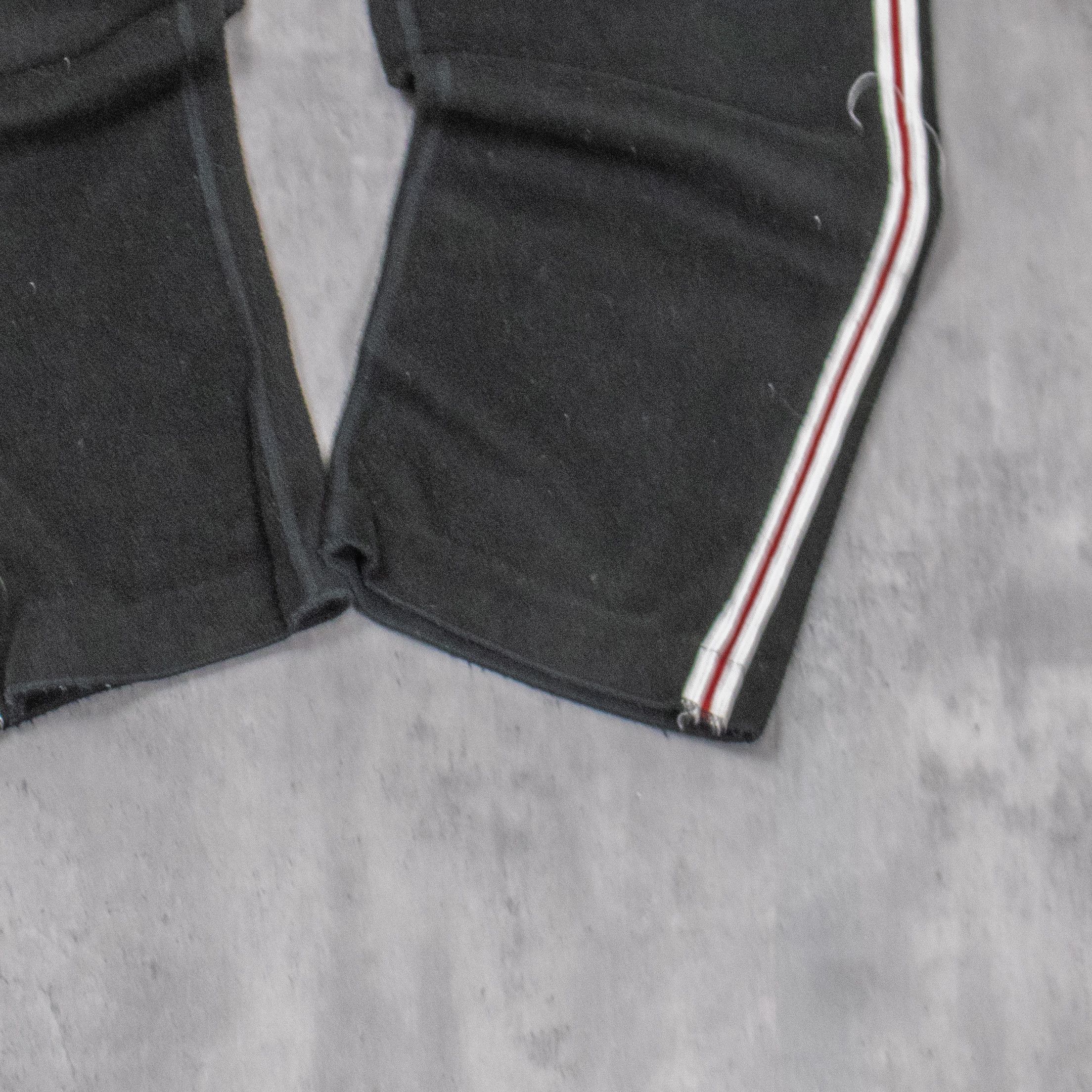 Gap Y2K 2000's Gap Baggy Relax Wide Legged Black Fleece Pant's Size US 28 / EU 44 - 5 Thumbnail