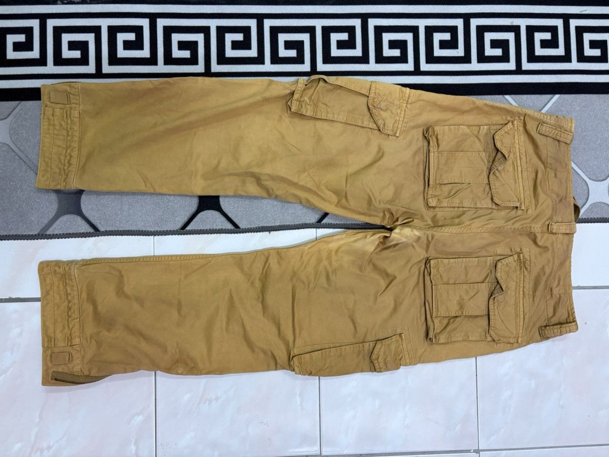 Japanese Brand × Purple Brand Purple and yellow cargo pant Size US 33 - 7 Thumbnail
