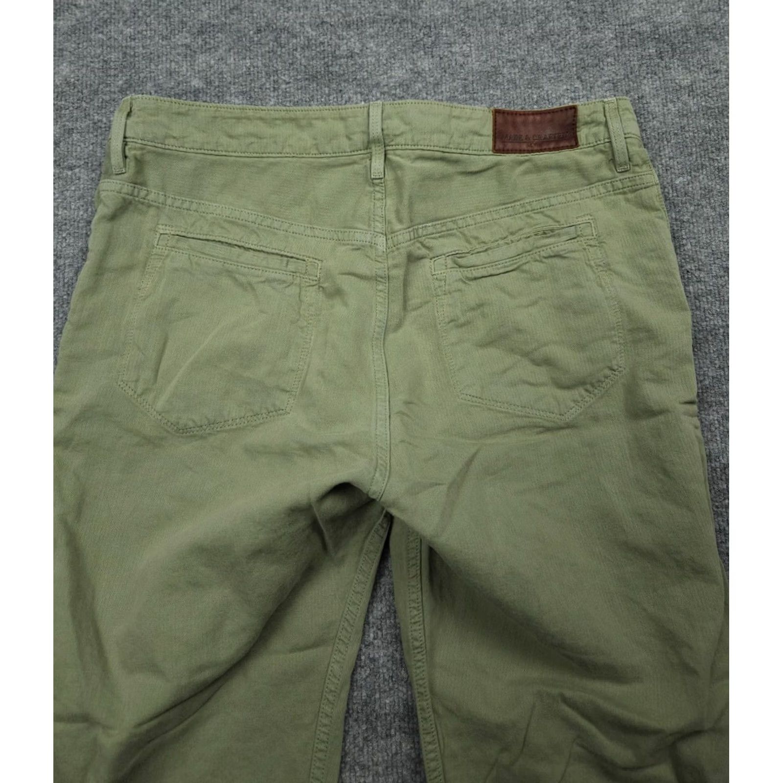 Levi's Levi'S Made & Crafted Green Cropped Linen Pants Mens 28 x 28 (FITS Size US 28 / EU 44 - 5 Thumbnail