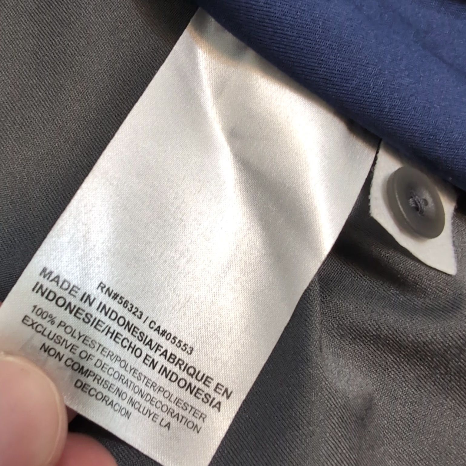 Nike Nike Dri-Fit West Virginia Polo Shirt Mens 2XL Short Sleeve Gray Blue Polo Nike Dri-FIT Mens 2XL Short Sleeve Gray Blue Size US XXL / EU 58 / 5 - 7 Thumbnail