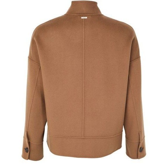 Max Mara MAX MARA Buttoned Brown Wool Jacket New & Authentic (Women's Size XXS / US 00 / IT 34 - 2 Thumbnail