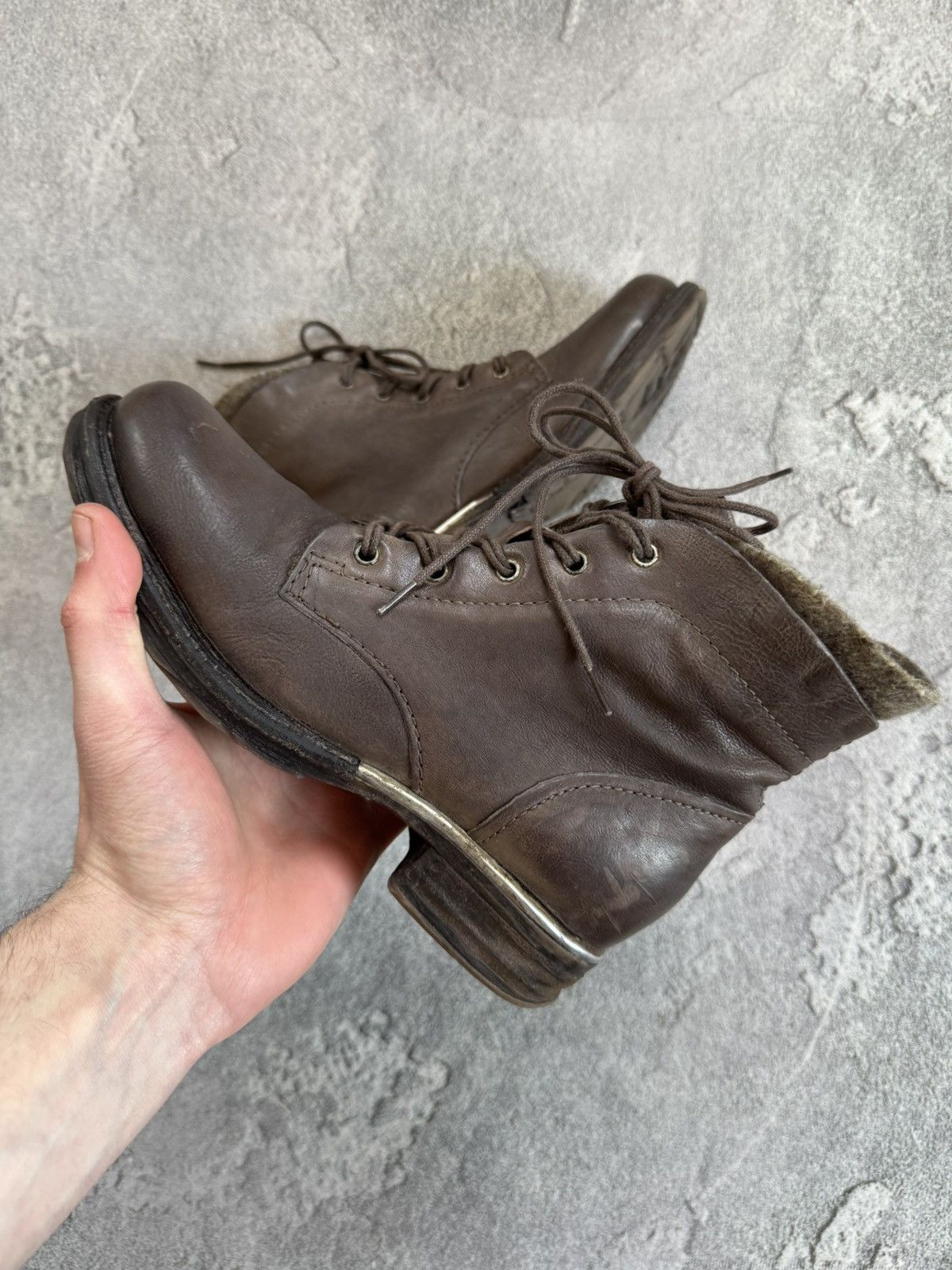 A.S.98 × Vintage AS98 A.S.98 Airstep 37 leather zip biker shoes boots cowboy Size US 7 / IT 37 - 2 Thumbnail