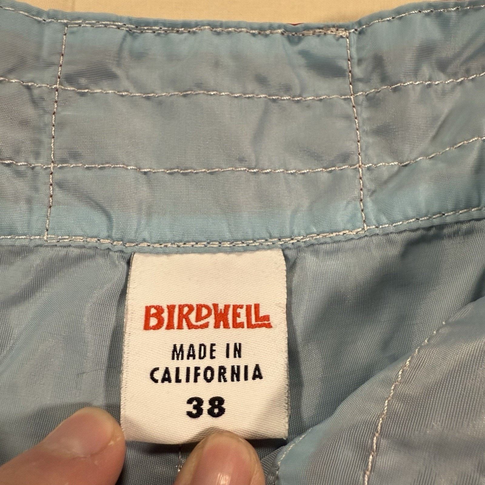 Britches Birdwell Beach Britches Red Nylon Swim Board Shorts Mens 38 Size US 38 / EU 54 - 3 Thumbnail