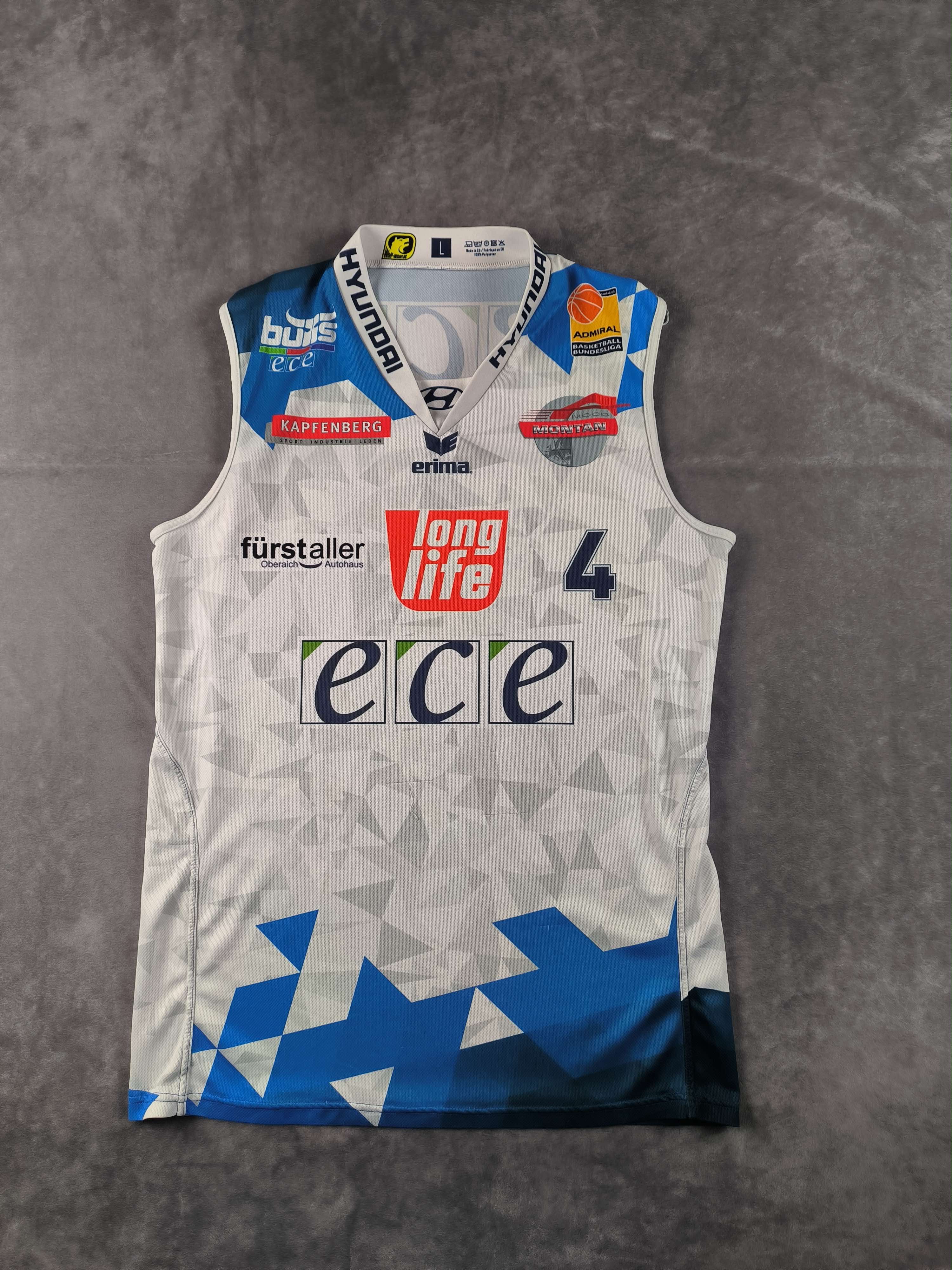 Erima Kapfenberg Bulls Erima basketball jersey size L Size US L / EU 52-54 / 3 - 1 Thumbnail