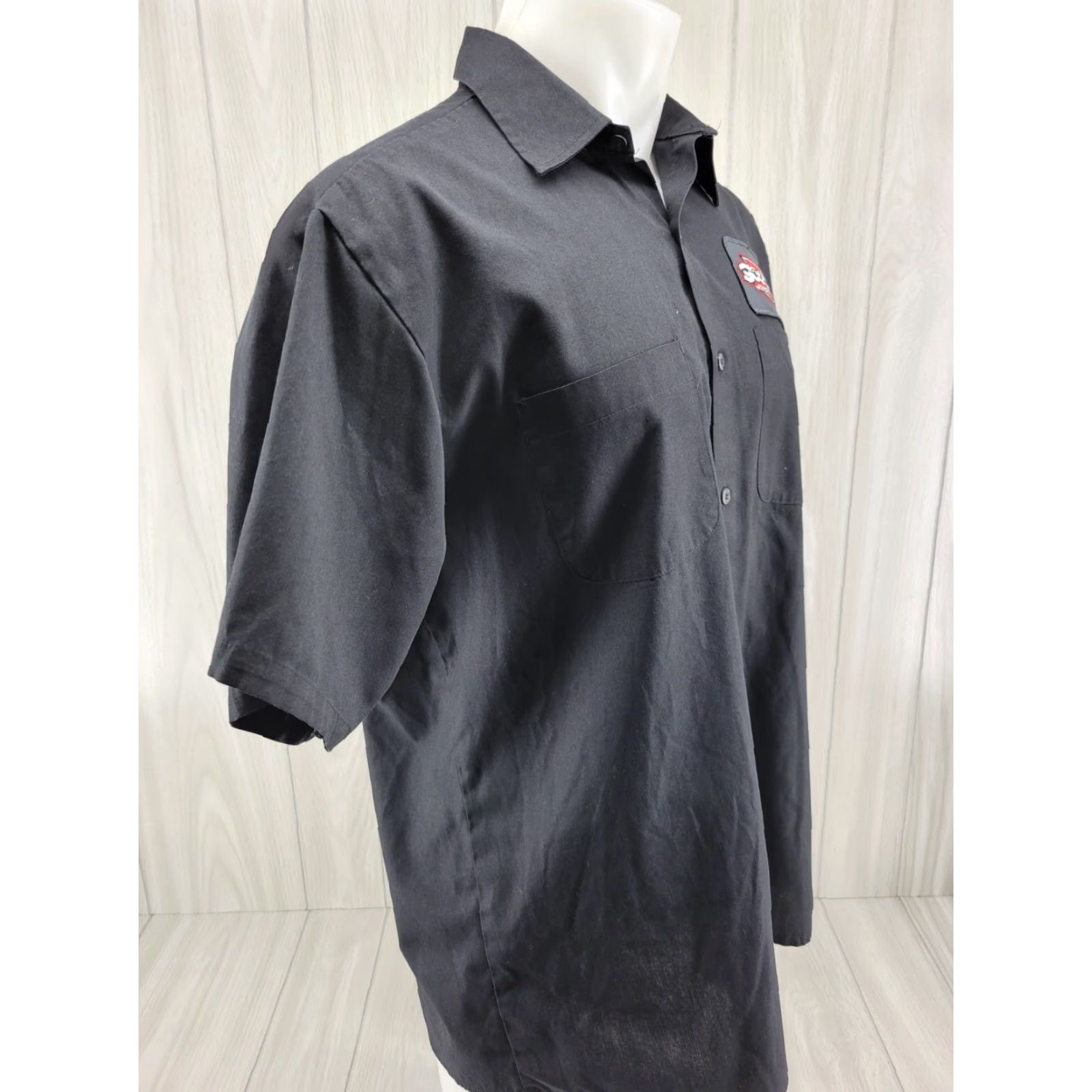 Vintage Goolsby Customs Work Shirt Mens Large Black Shirt Short Sleeve Mens L Black Goolsby Customs Work Shirt Size US L / EU 52-54 / 3 - 4 Thumbnail