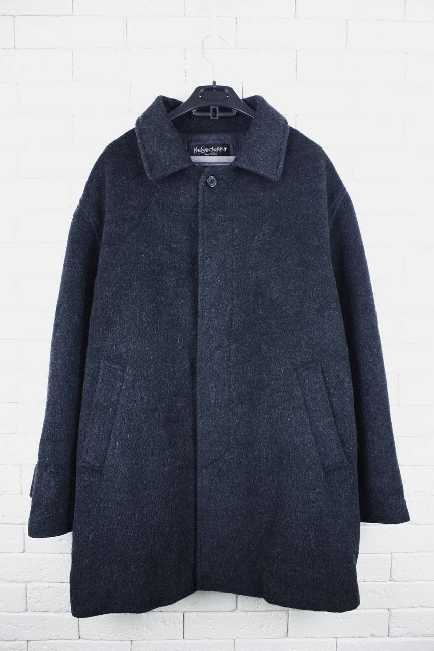 Yves Saint Laurent Yves Saint Lauren Wool Coat Vintage Size US L / EU 52-54 / 3 - 1 Thumbnail