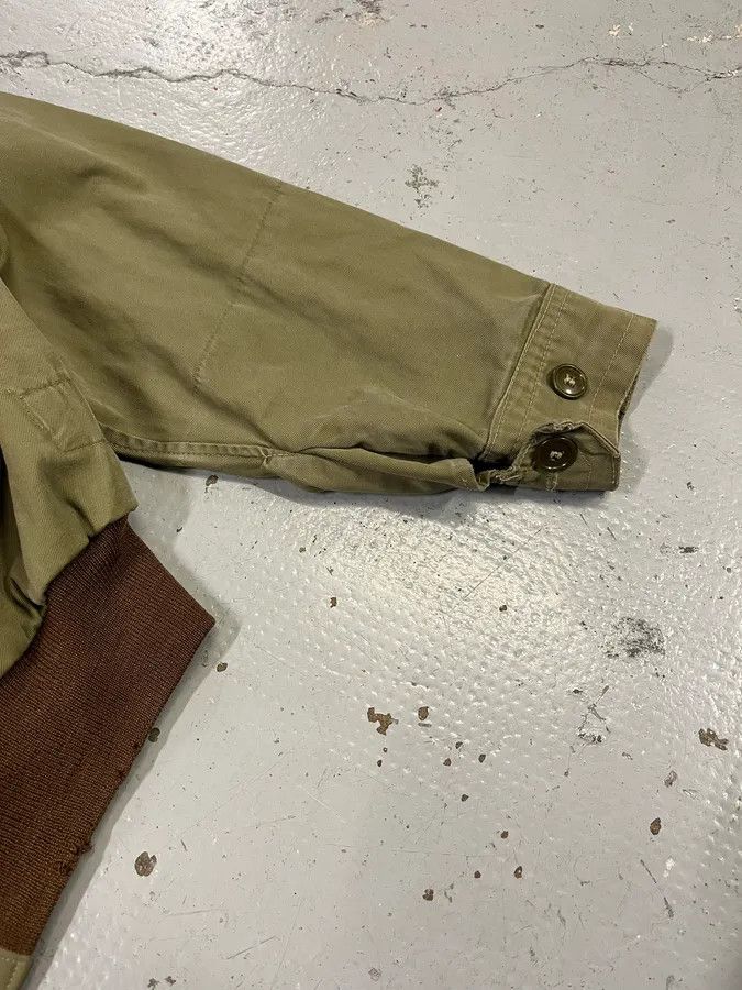 Vintage 1980s Vintage Military Green Buttoned Hooded Jacket Size US S / EU 44-46 / 1 - 7 Thumbnail
