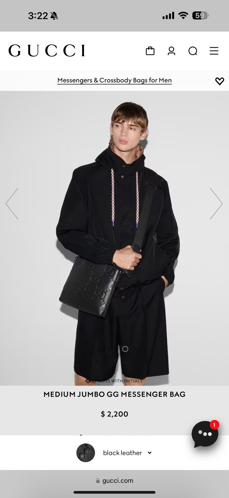 Gucci Gucci Medium Jumbo GG Messenger / Pouch Bag Size ONE SIZE - 10 Thumbnail