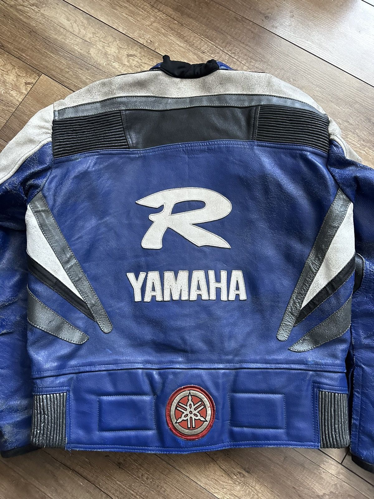 Yamaha Yamaha Leather Vintage Racing Moto Jacket Distressed 90s Size US XL / EU 56 / 4 - 5 Thumbnail