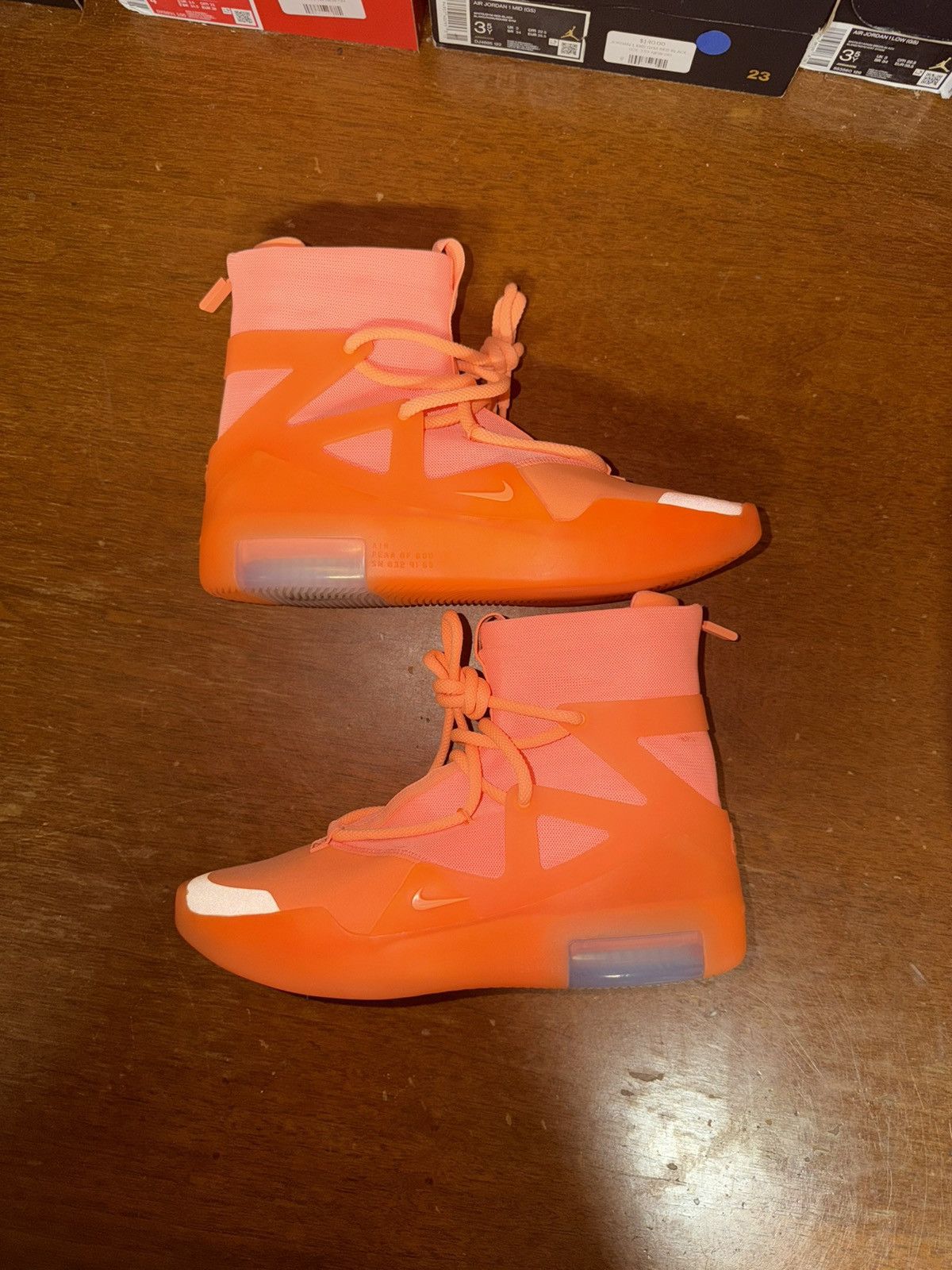 Fear of God × Nike Nike Air Fear Of GOD 1 Orange Pulse size 9 Size US 9 / EU 42 - 1 Thumbnail