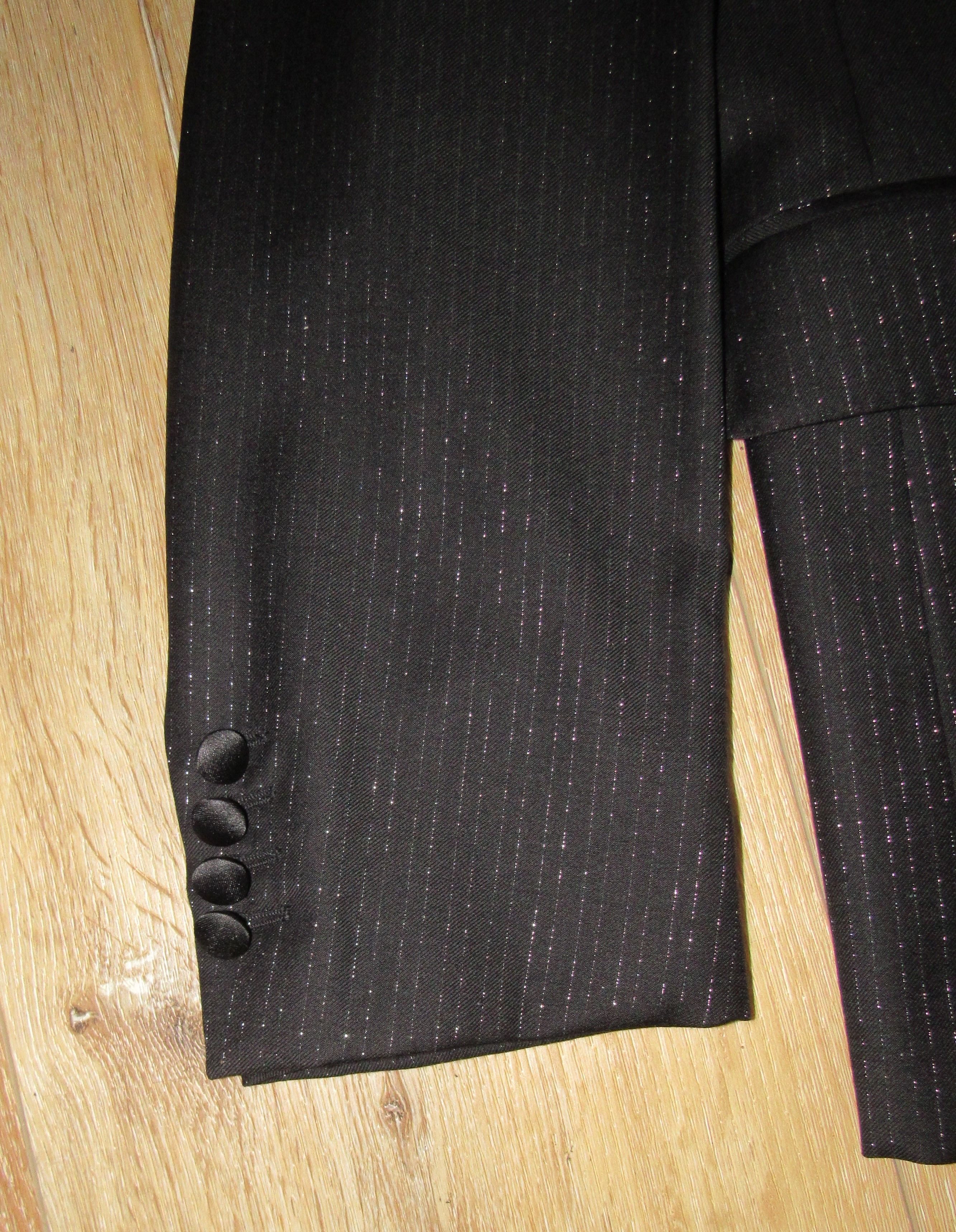 Dior × Hedi Slimane DIOR HOMME SLIMANE ERA TUXEDO / SMOKING JACKET Size 44R - 4 Thumbnail