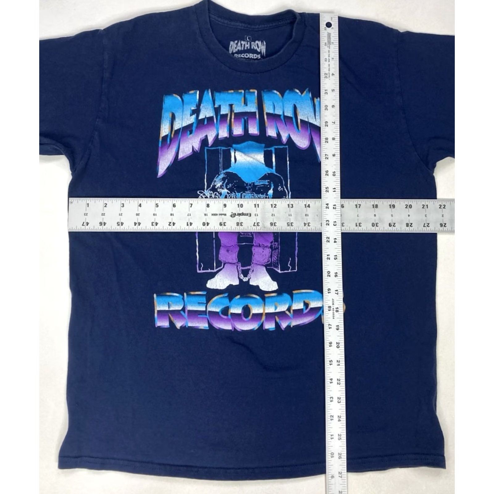 Ripple Junction VINTAGE Death Row Records Graphic T-shirt Men Large Blue Short Sleeve Music Size US L / EU 52-54 / 3 - 5 Thumbnail
