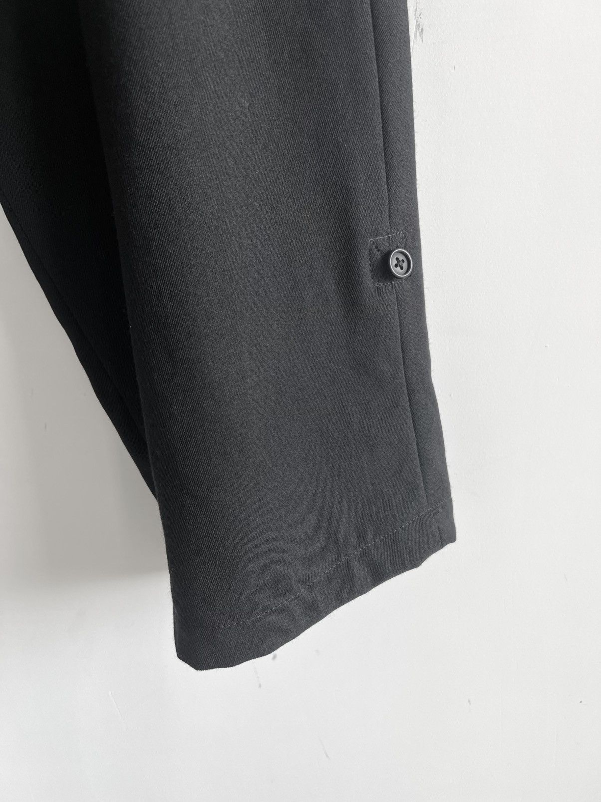 Yohji Yamamoto Yohji Yamamoto Pour Homme - Wool Gabardine 2TUCKS TAB PANTS Size US 32 / EU 48 - 4 Thumbnail