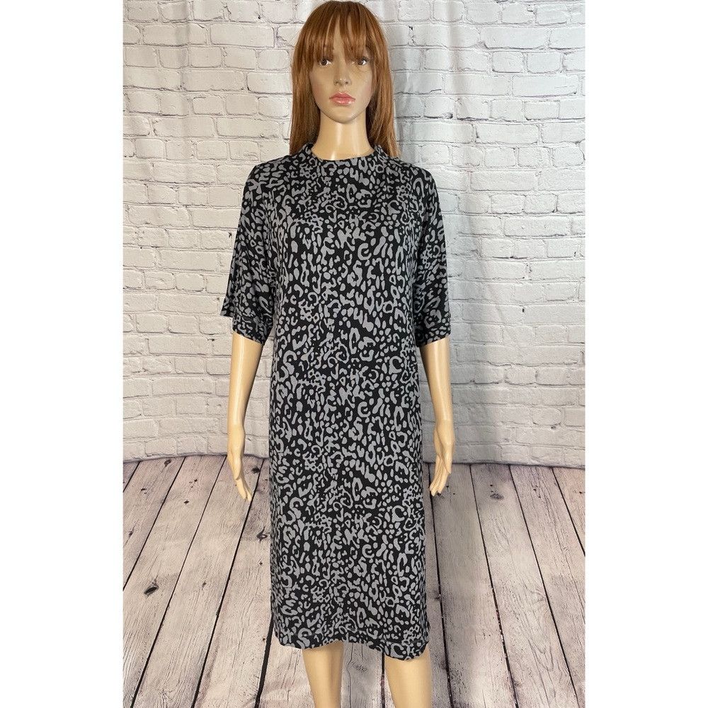 Chicos New Chico's Cheetah Print Midi Dress Size 1P US M Petite | Grailed