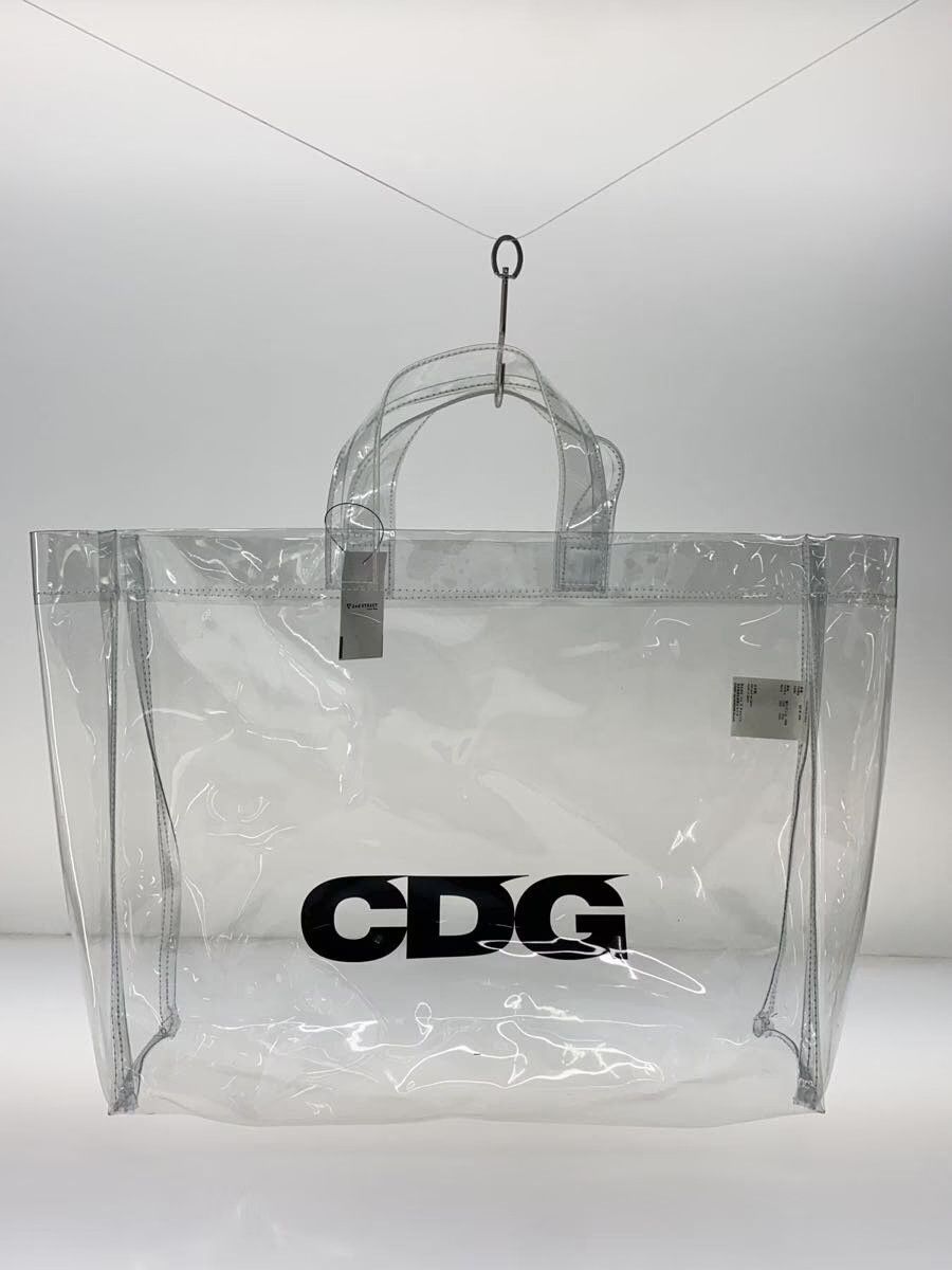 Comme des Garcons CDG Logo Clear Tote Bag Size ONE SIZE - 1 Thumbnail