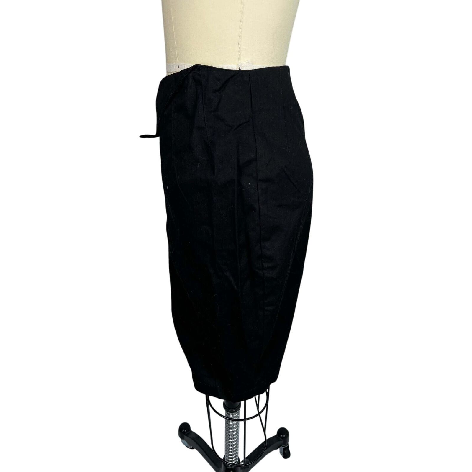 Cheap Monday Cheap Monday Sharon Zip front pencil skirt sz Small Size 27" / US 4 / IT 40 - 3 Thumbnail