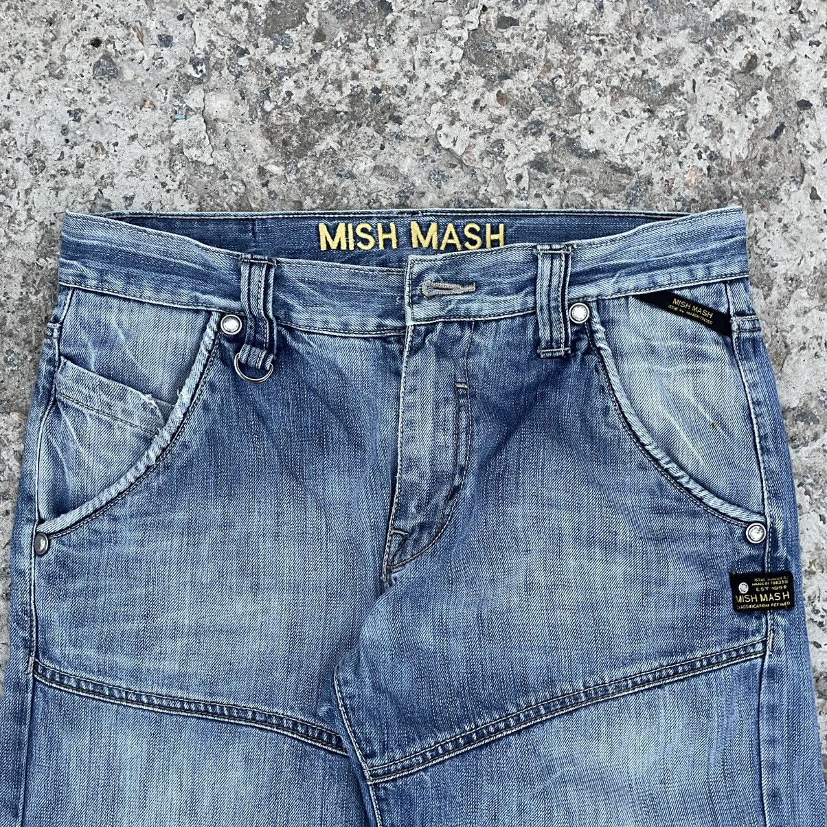 CCP (Crazy Character Print) Vintage Crazy Fit Jeans Mish Mash Double Knee Y2K 00s Size US 32 / EU 48 - 7 Thumbnail