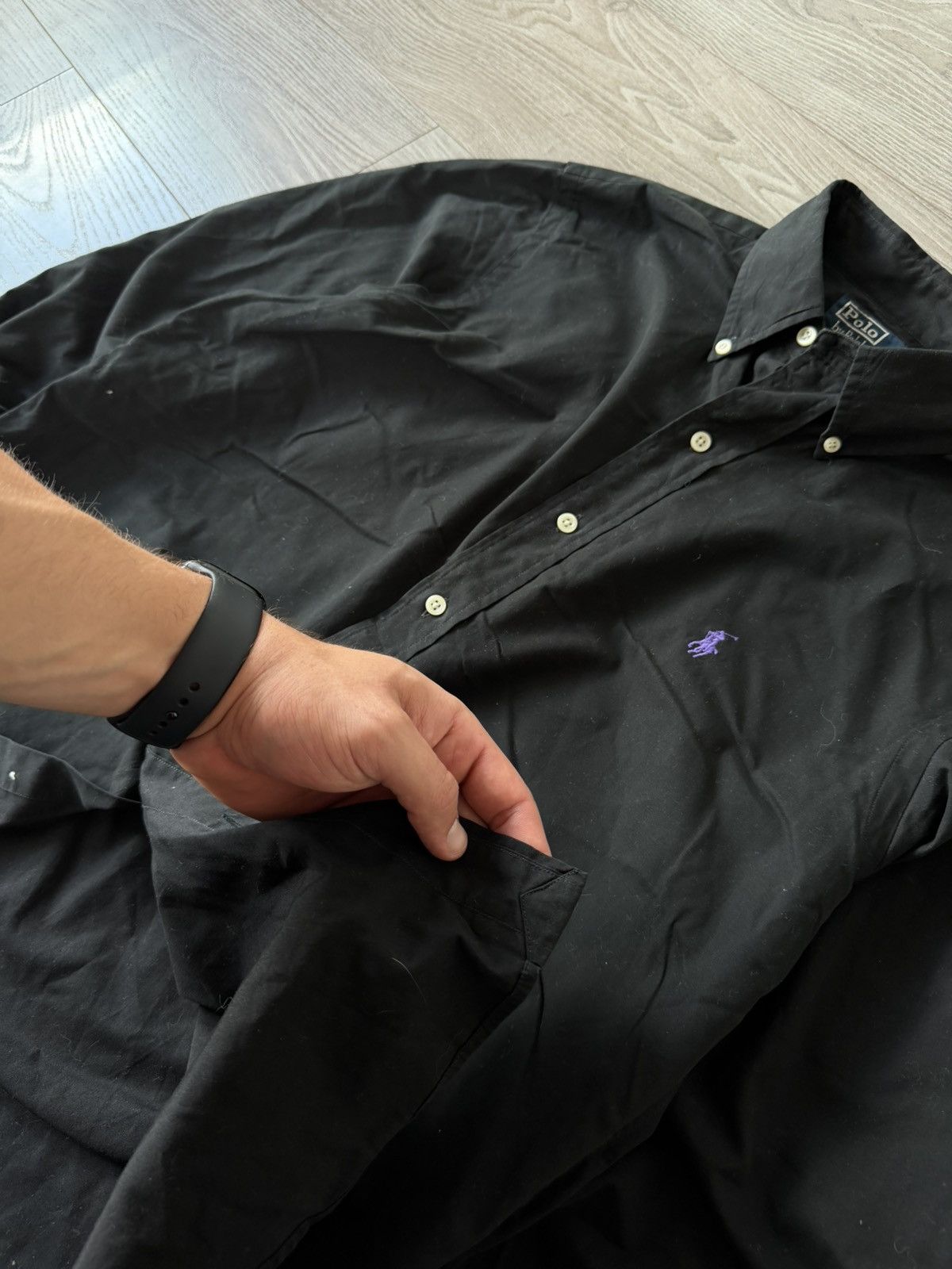 Polo Ralph Lauren Vintage Polo Ralph Lauren RRL Classic Fit Colour Logo Shirt Size US L / EU 52-54 / 3 - 15 Thumbnail